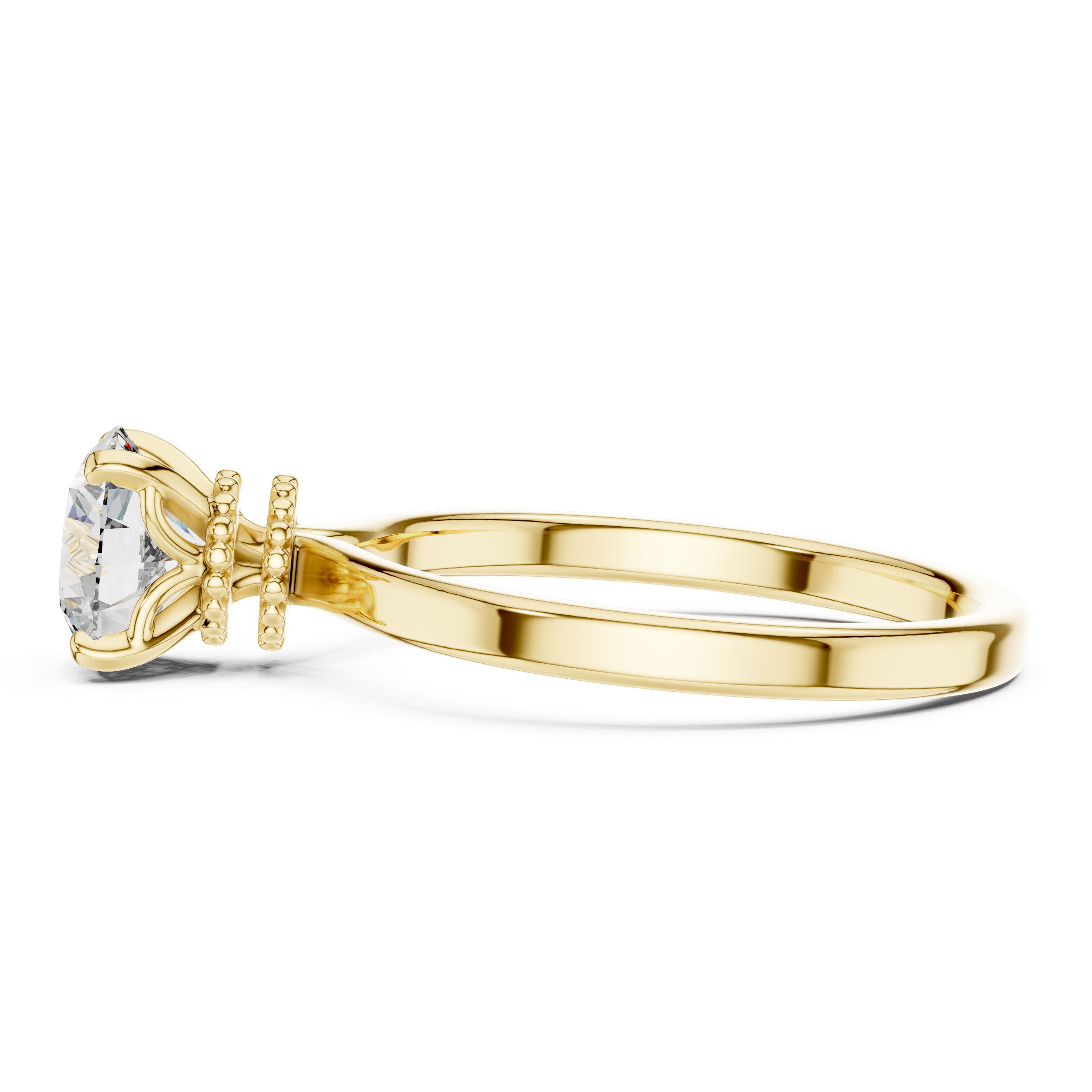 Stylish Open Twist Double Ring Design