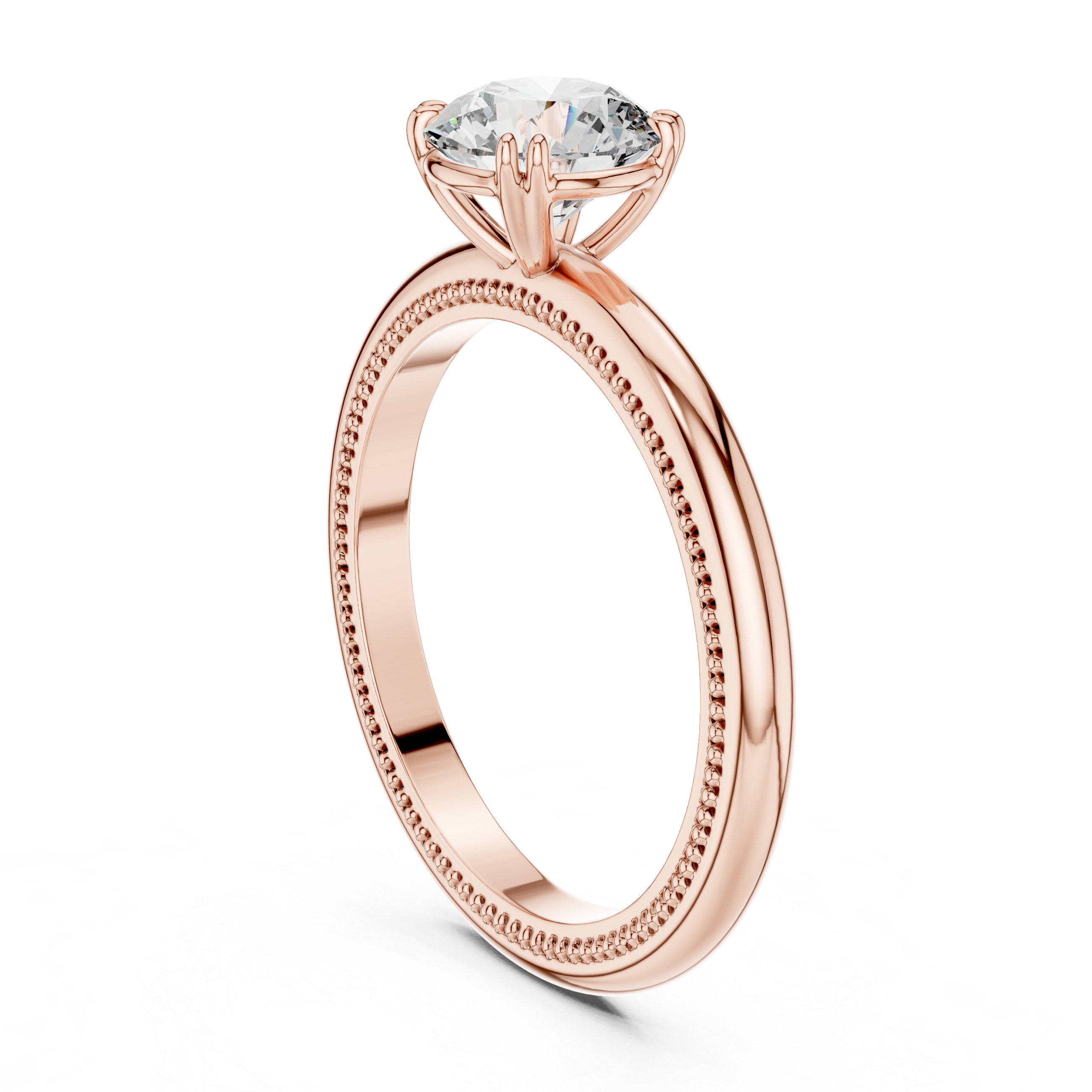 Luxury Round Solitaire Ring for Women