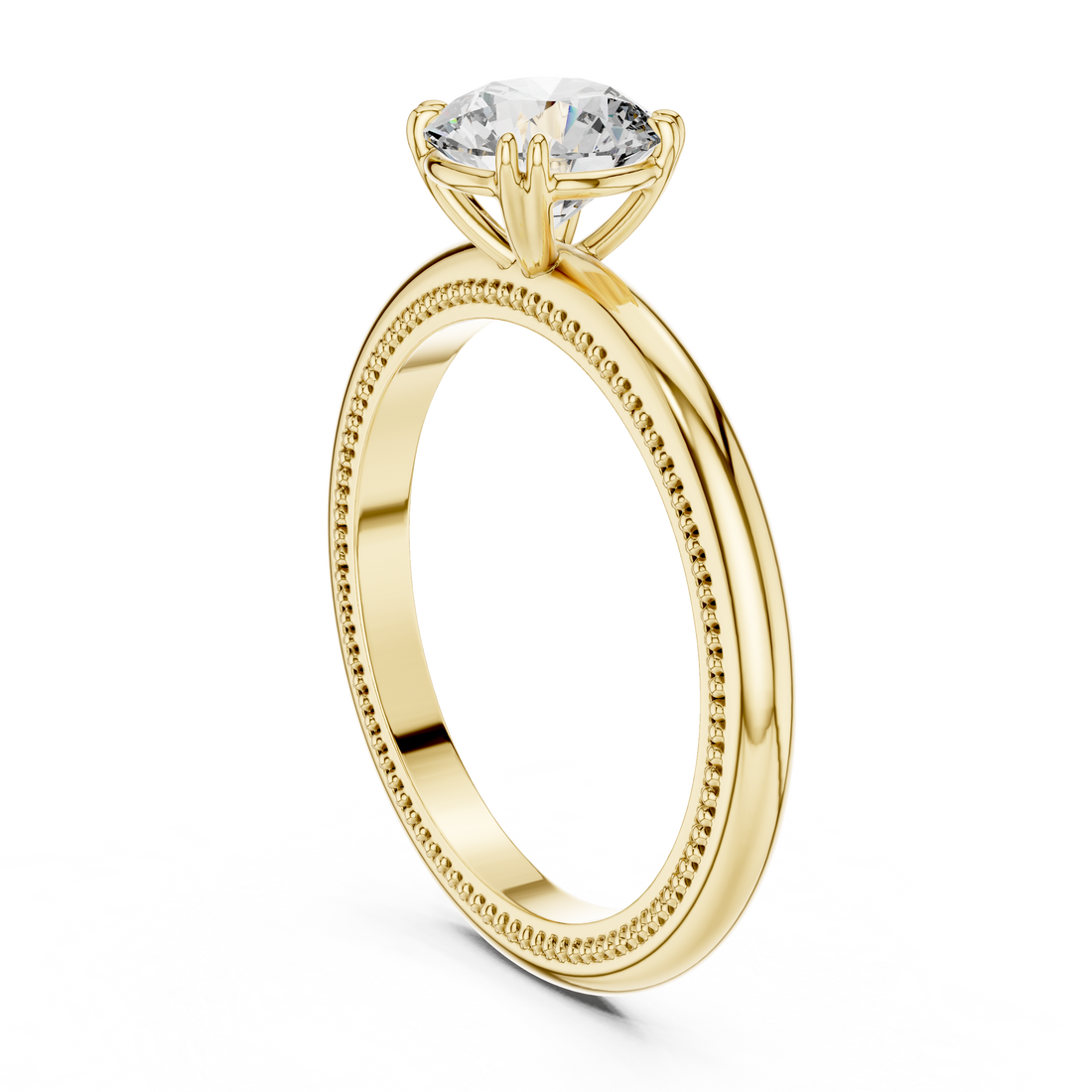 Luxury Round Solitaire Ring for Women