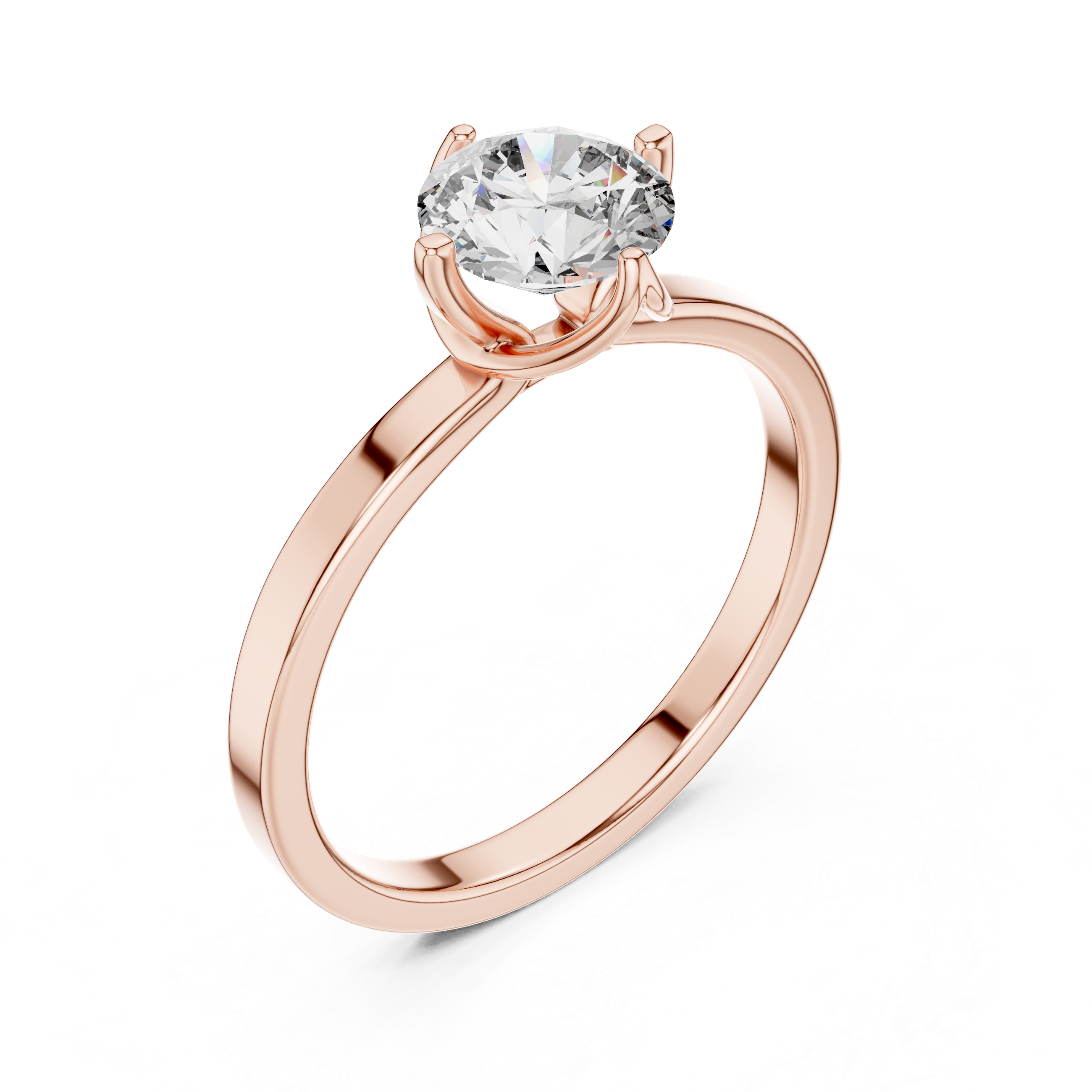 Simple & Elegant Diamond Solitaire Ring – Perfect for Engagement