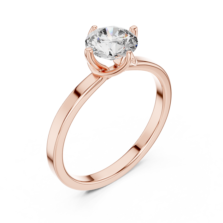 Simple & Elegant Diamond Solitaire Ring – Perfect for Engagement