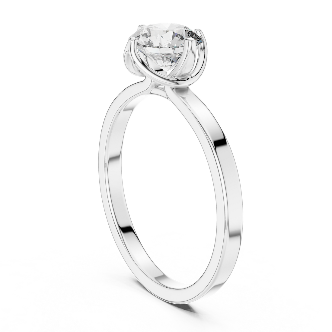 Simple & Elegant Diamond Solitaire Ring – Perfect for Engagement