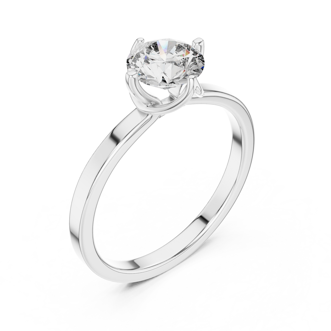 Simple & Elegant Diamond Solitaire Ring – Perfect for Engagement