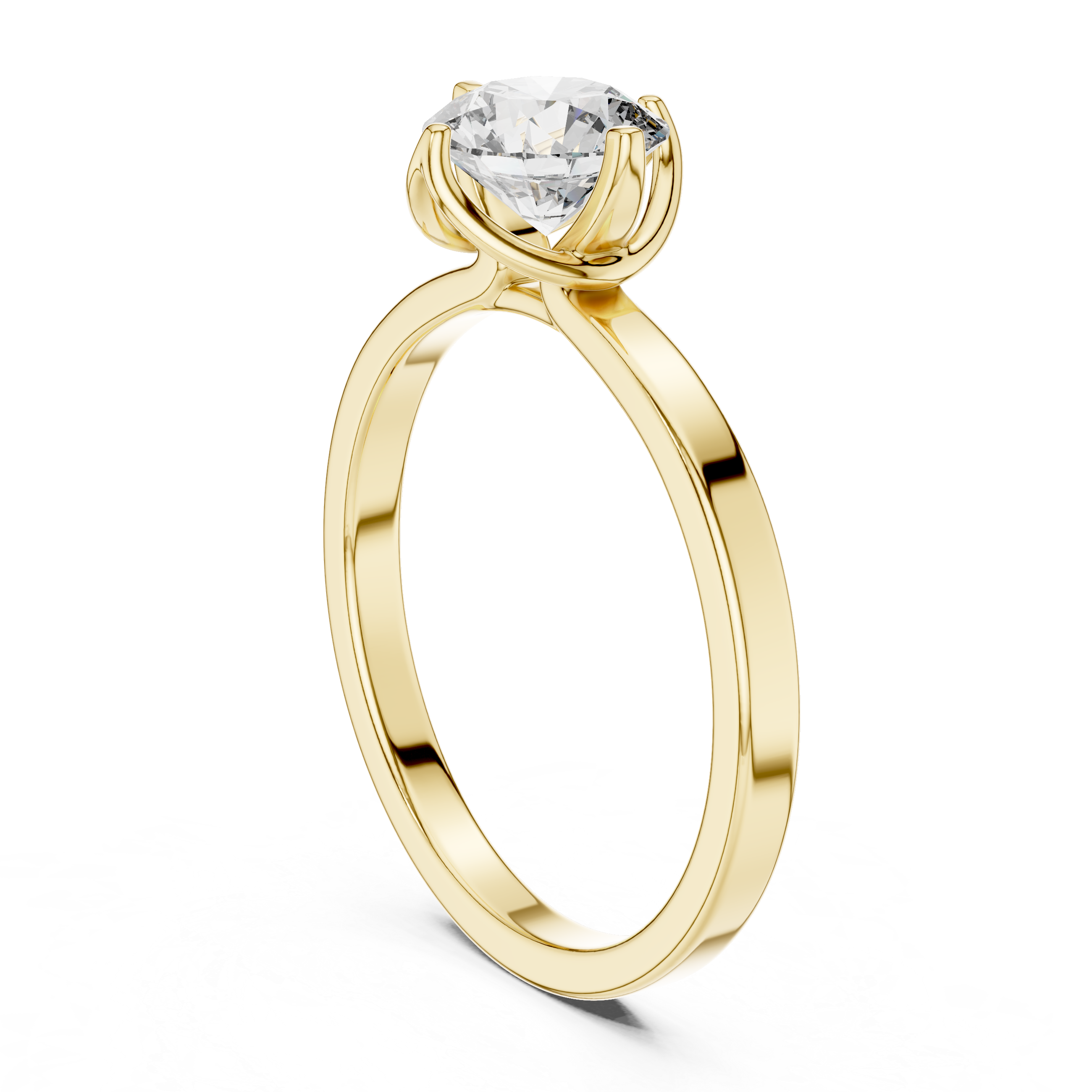 Simple & Elegant Diamond Solitaire Ring – Perfect for Engagement