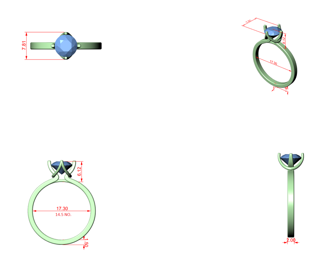 Simple & Elegant Diamond Solitaire Ring – Perfect for Engagement