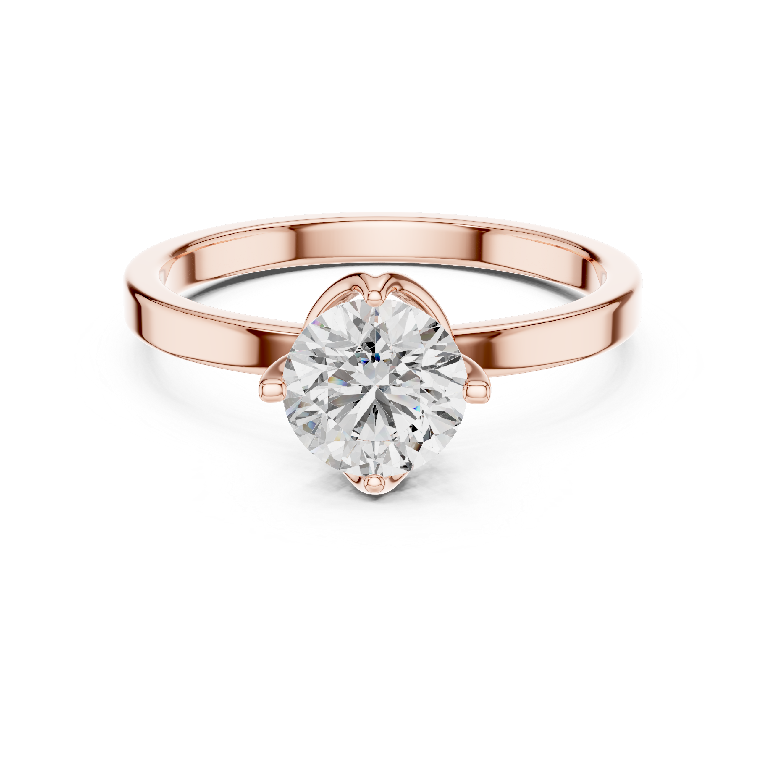 Simple & Elegant Diamond Solitaire Ring – Perfect for Engagement