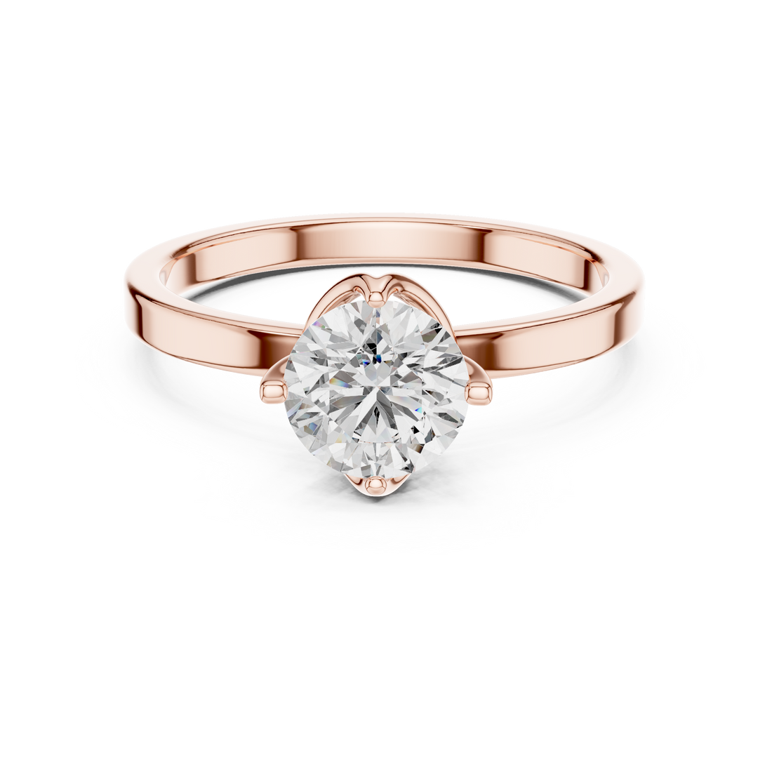 Simple & Elegant Diamond Solitaire Ring – Perfect for Engagement