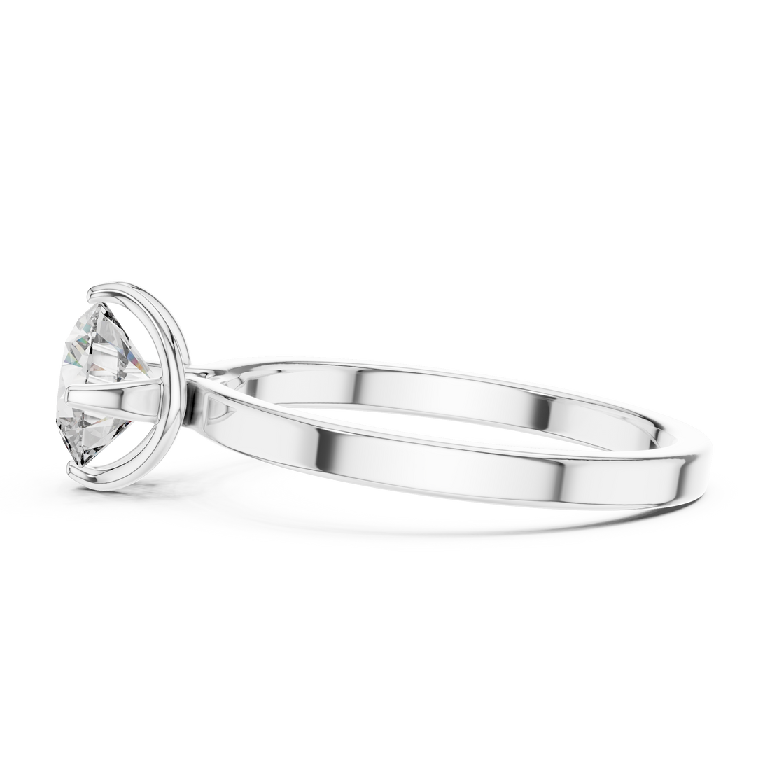 Simple & Elegant Diamond Solitaire Ring – Perfect for Engagement