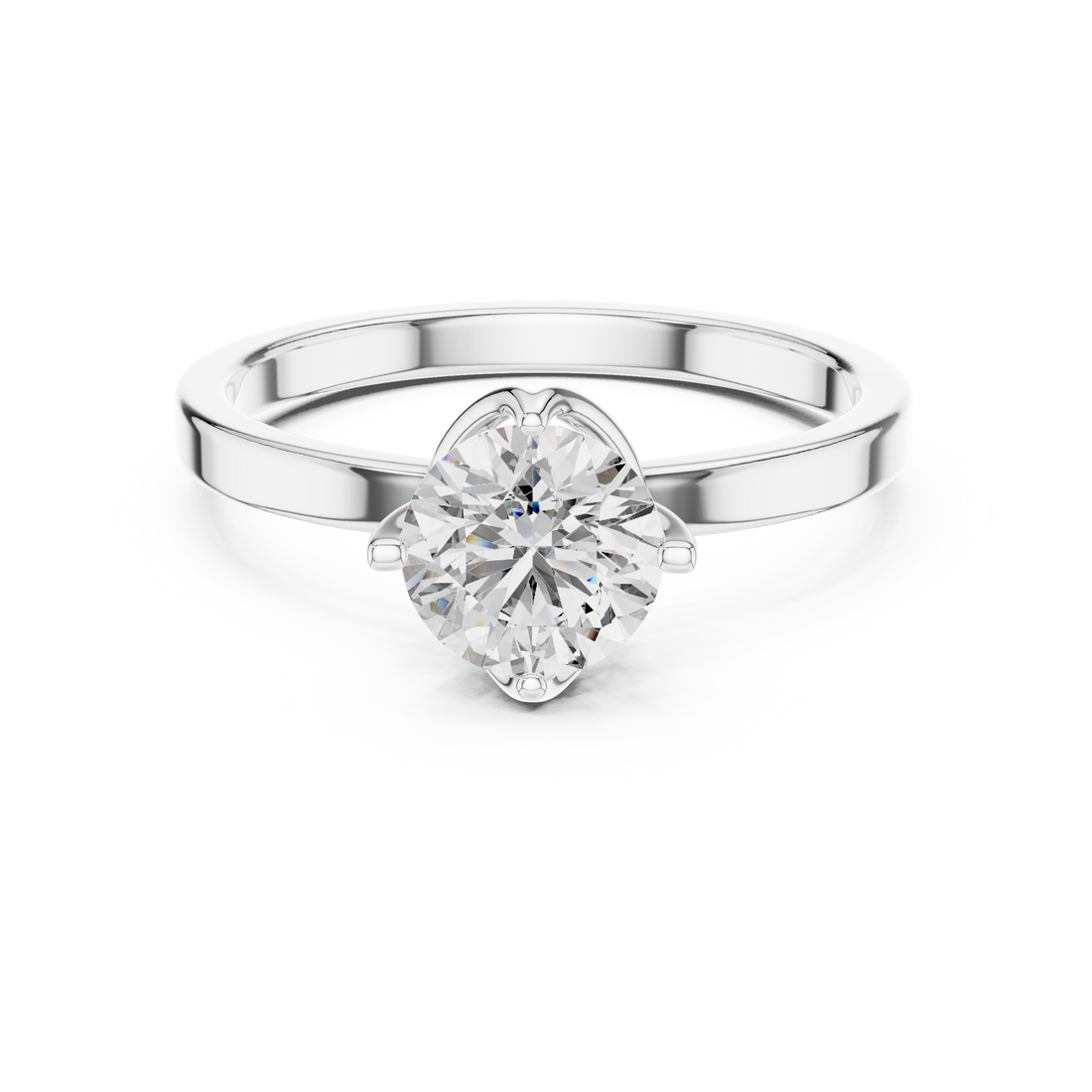Simple & Elegant Diamond Solitaire Ring – Perfect for Engagement