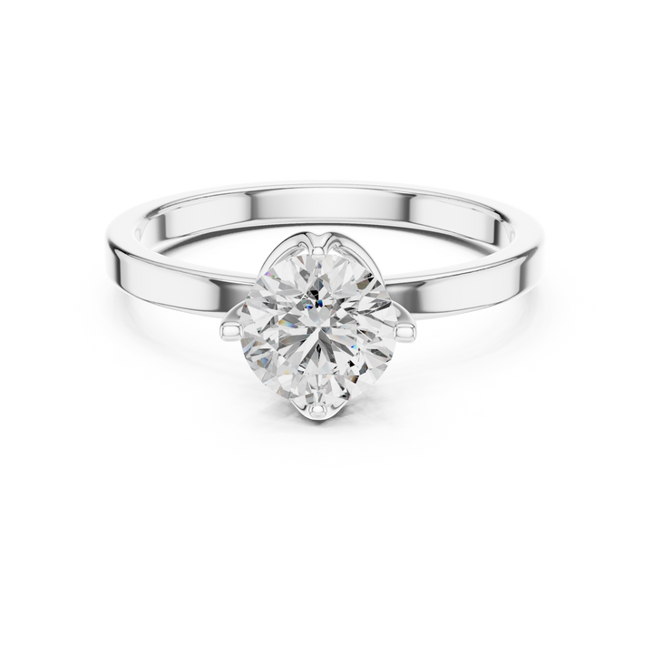 Simple & Elegant Diamond Solitaire Ring – Perfect for Engagement