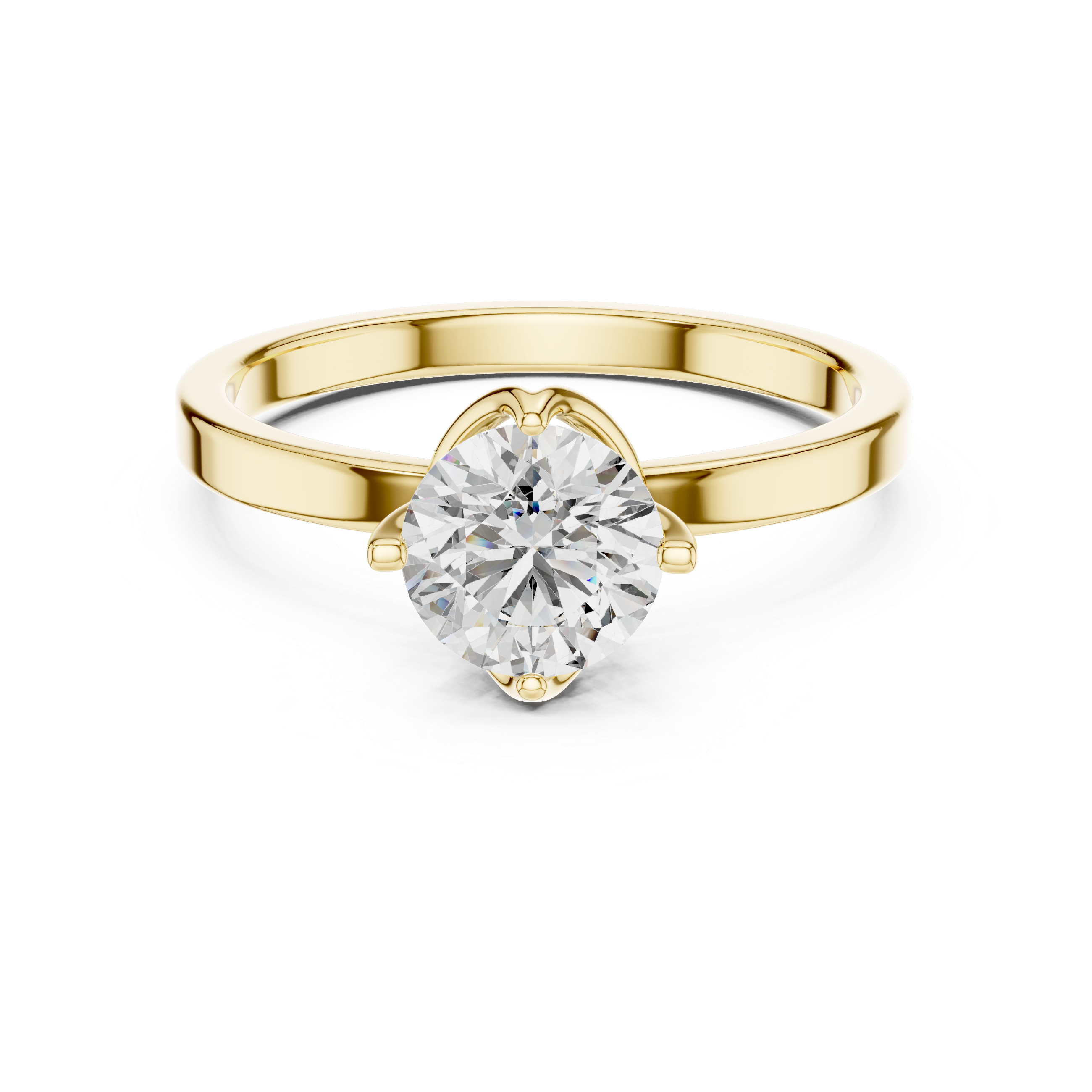 Simple & Elegant Diamond Solitaire Ring – Perfect for Engagement