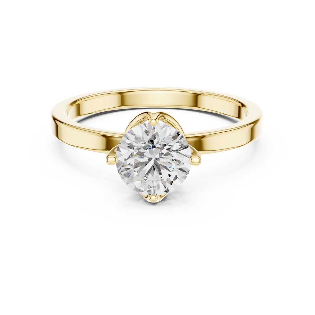 Simple & Elegant Diamond Solitaire Ring – Perfect for Engagement