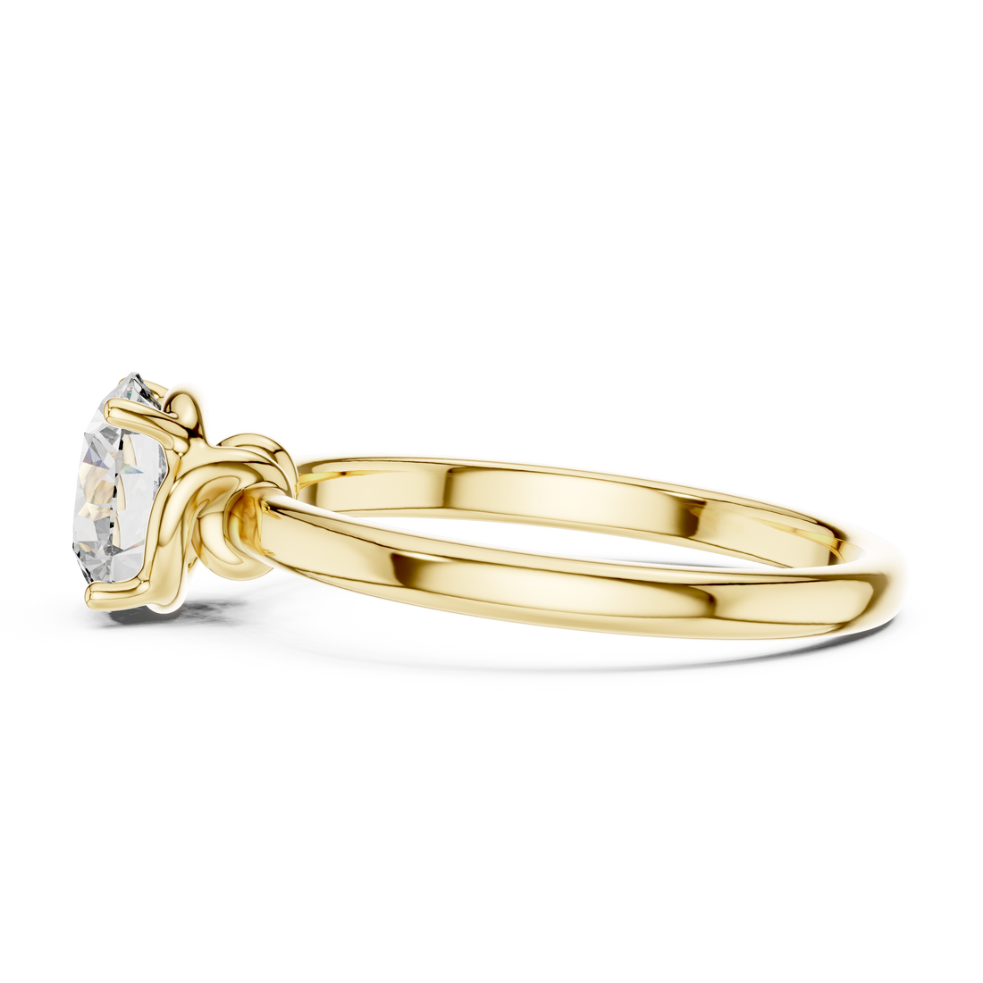 Modern Twist Knot Diamond Ring for Women