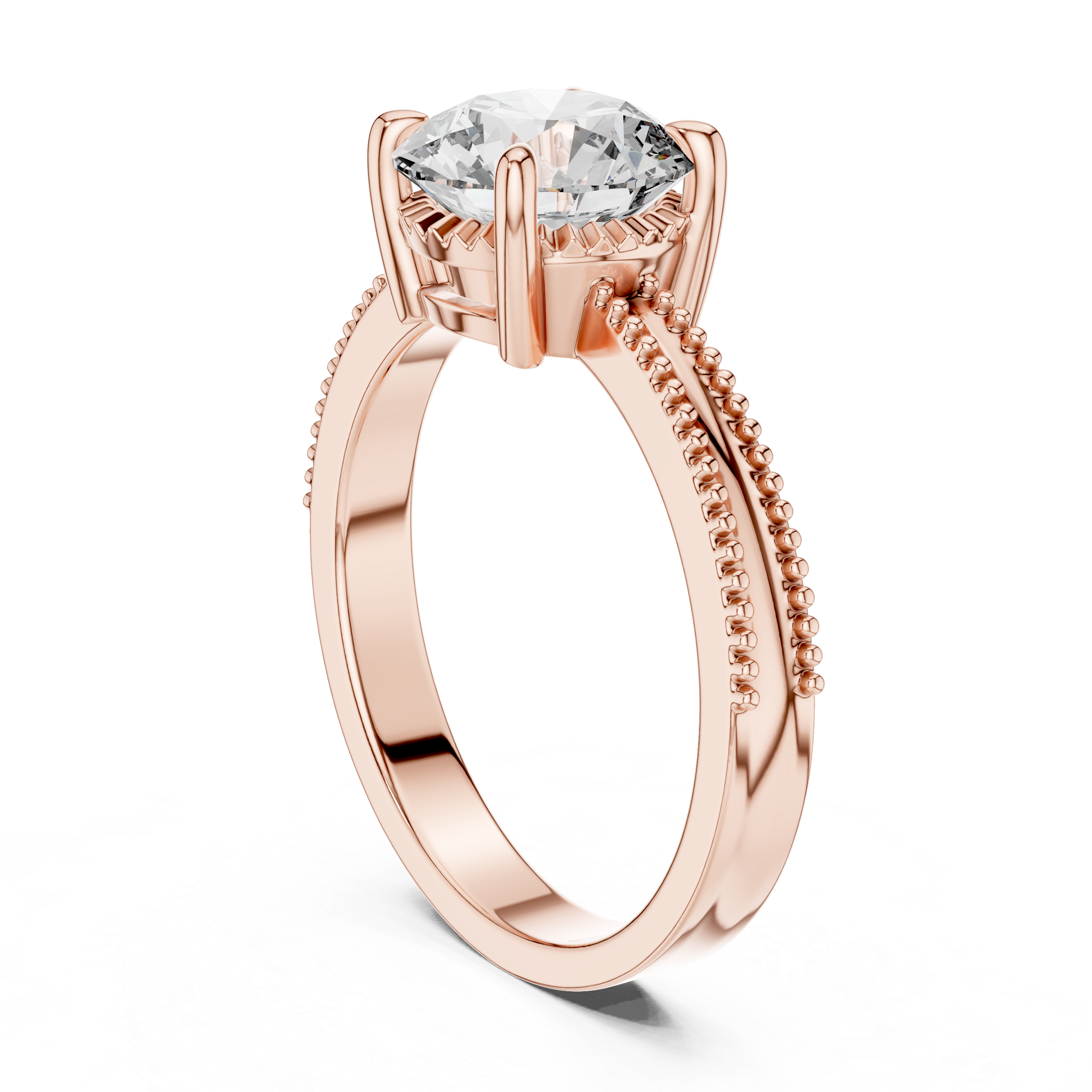 Elegant Solitaire 2 Ct Round Diamond Ring - Perfect Engagement Gift