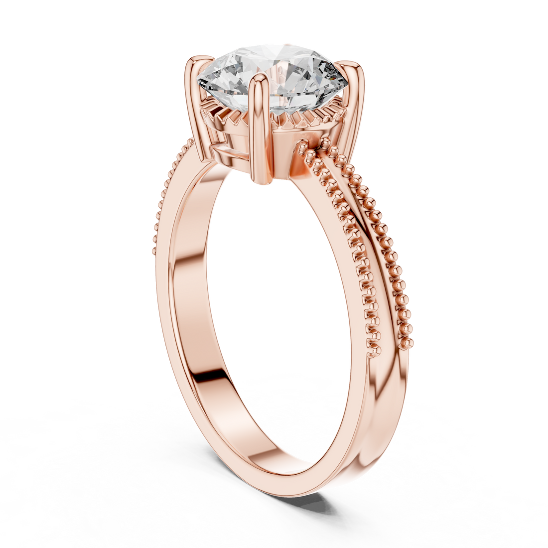 Elegant Solitaire 2 Ct Round Diamond Ring - Perfect Engagement Gift