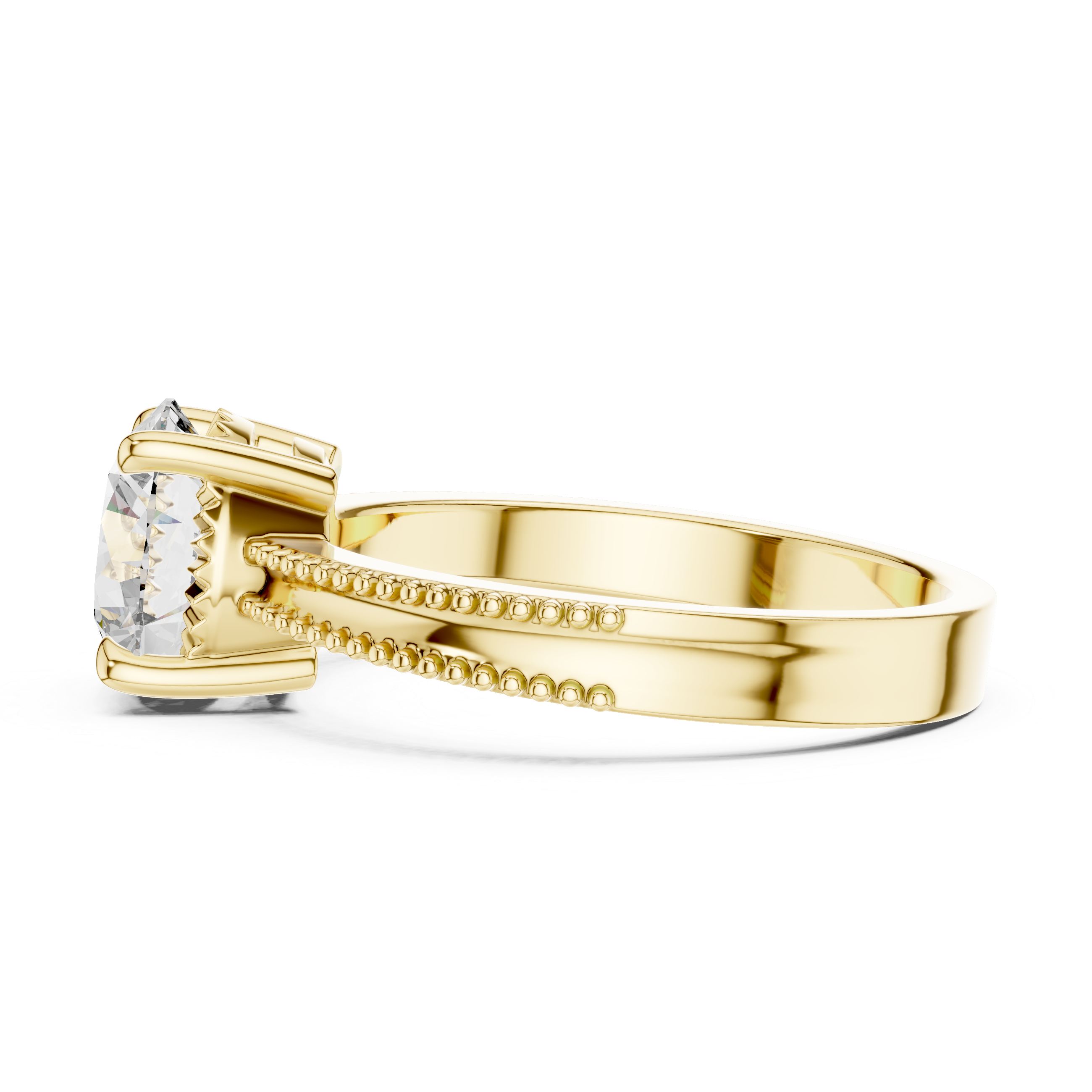 Elegant Solitaire 2 Ct Round Diamond Ring - Perfect Engagement Gift
