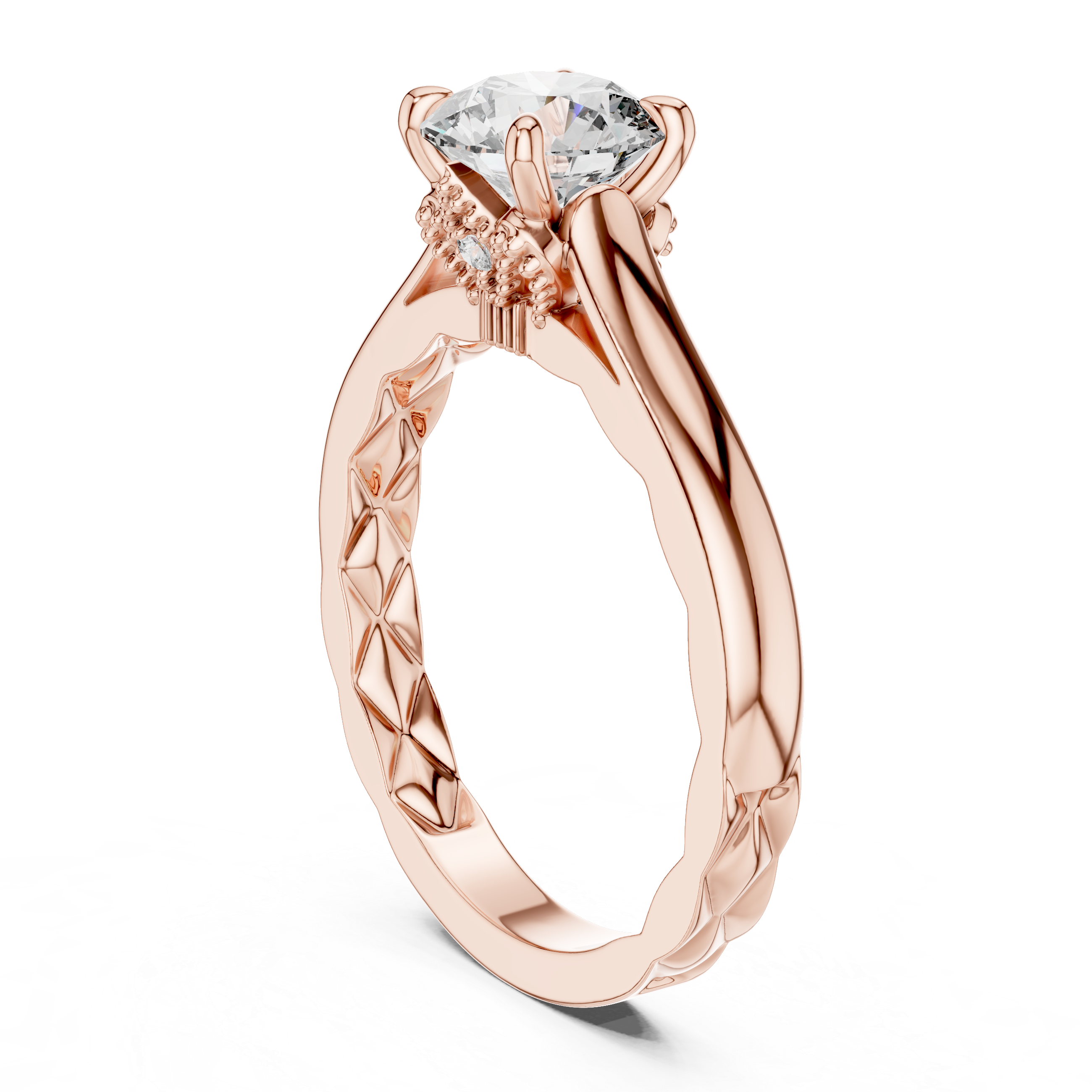 Brilliant Cut Diamond Solitaire Ring
