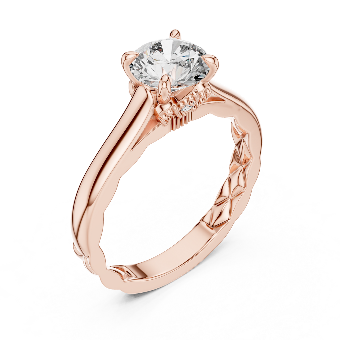 Brilliant Cut Diamond Solitaire Ring