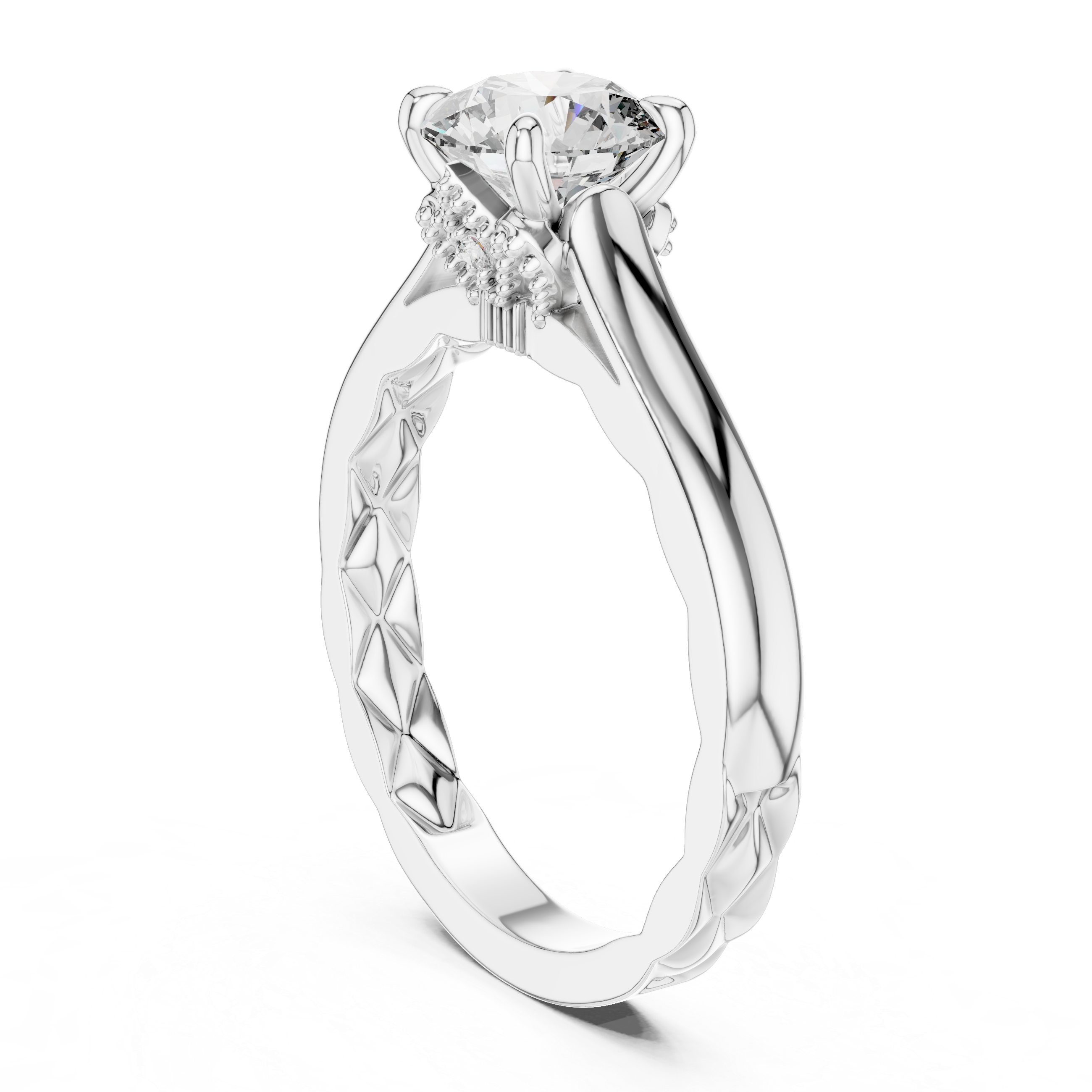 Brilliant Cut Diamond Solitaire Ring