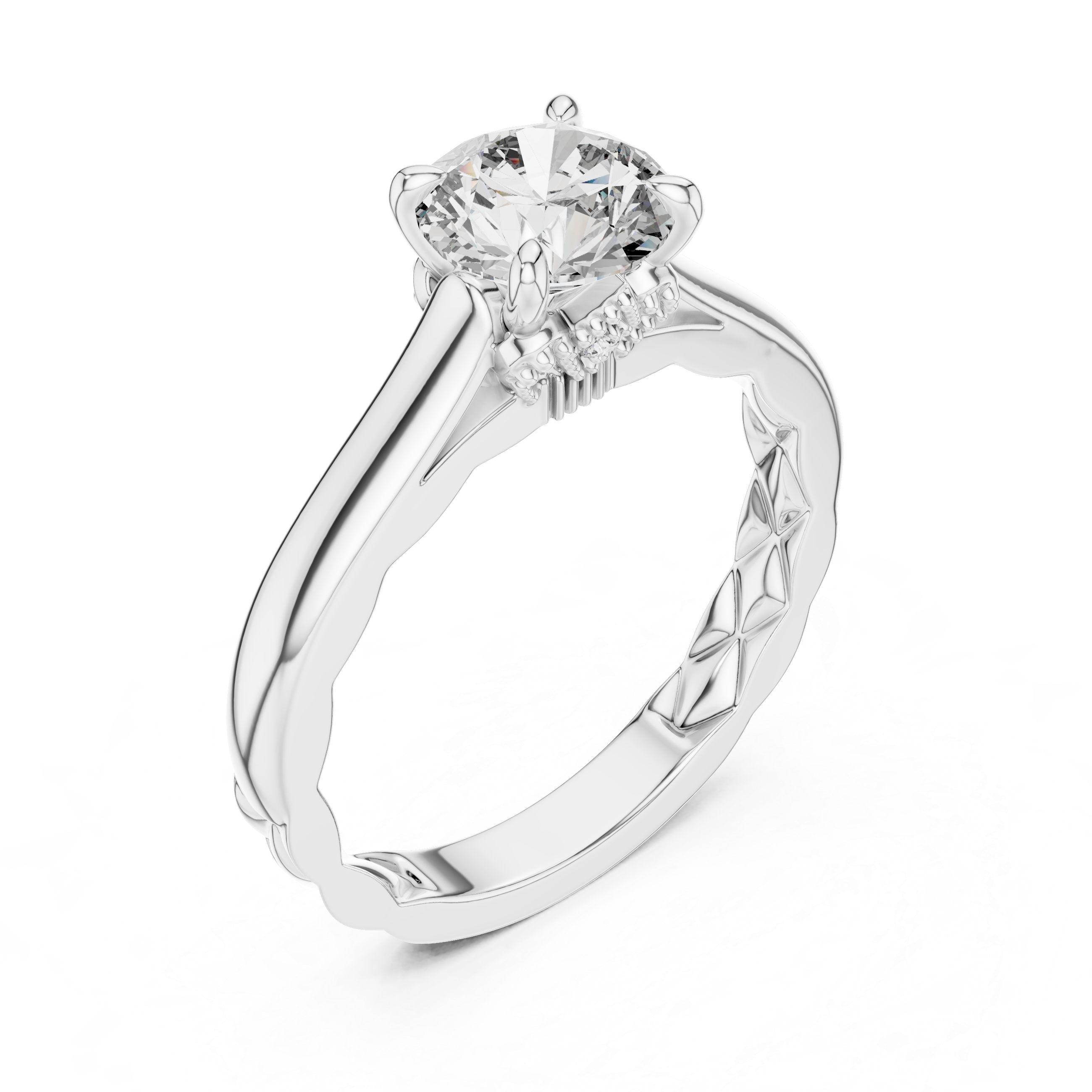 Brilliant Cut Diamond Solitaire Ring
