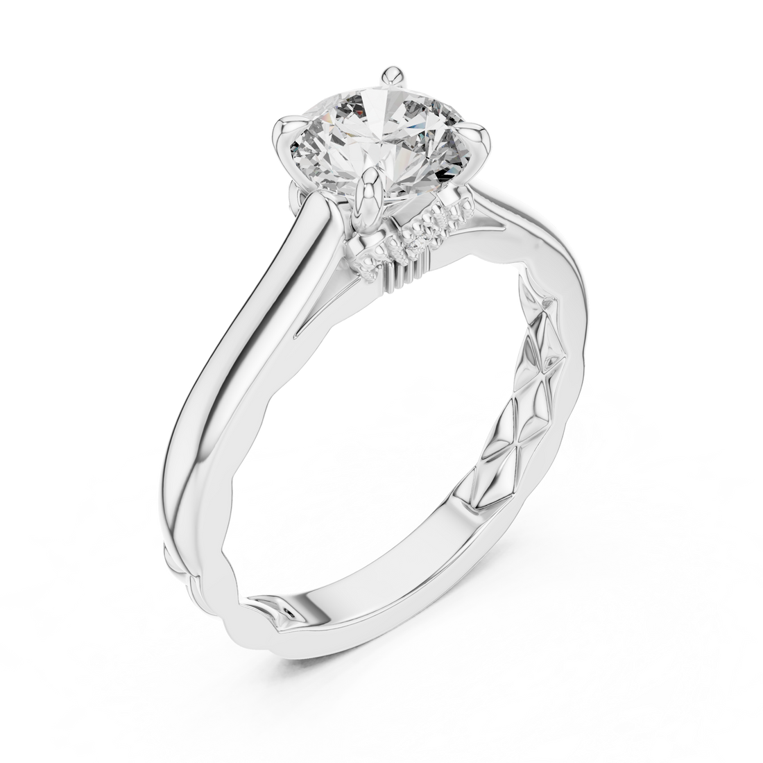 Brilliant Cut Diamond Solitaire Ring