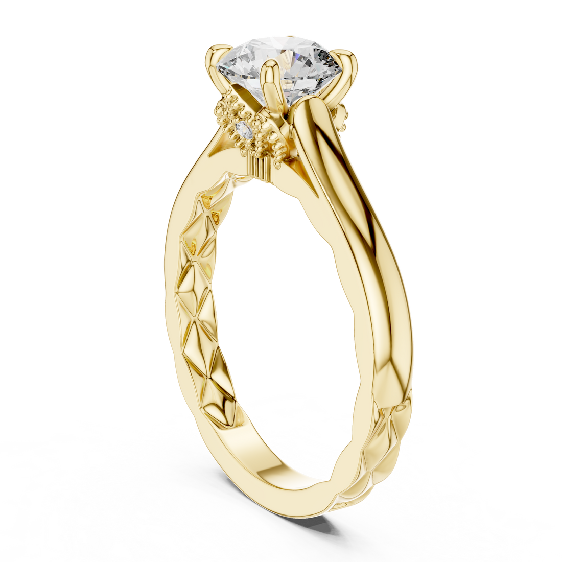 Brilliant Cut Diamond Solitaire Ring