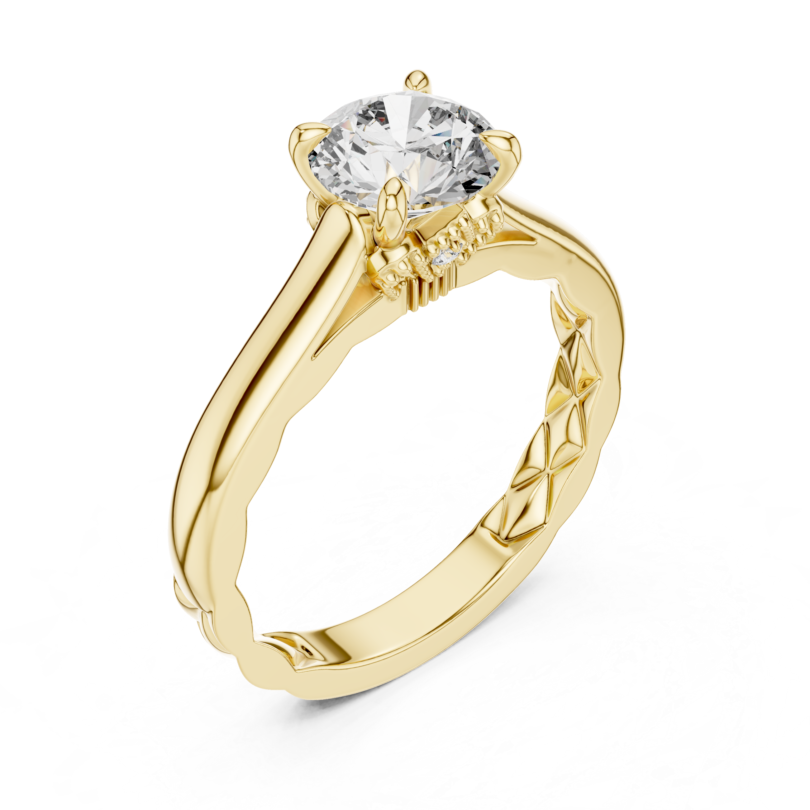 Brilliant Cut Diamond Solitaire Ring