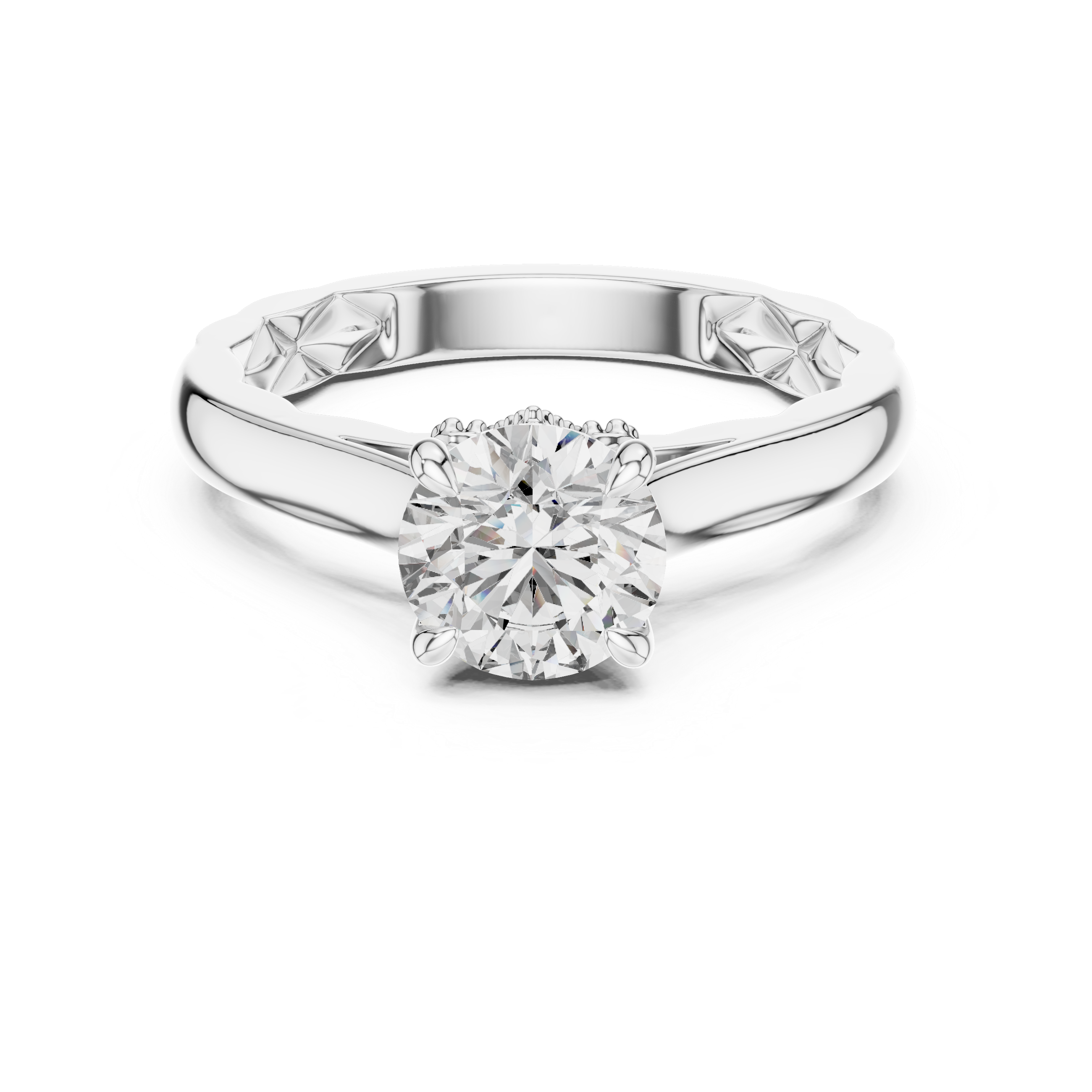 Brilliant Cut Diamond Solitaire Ring