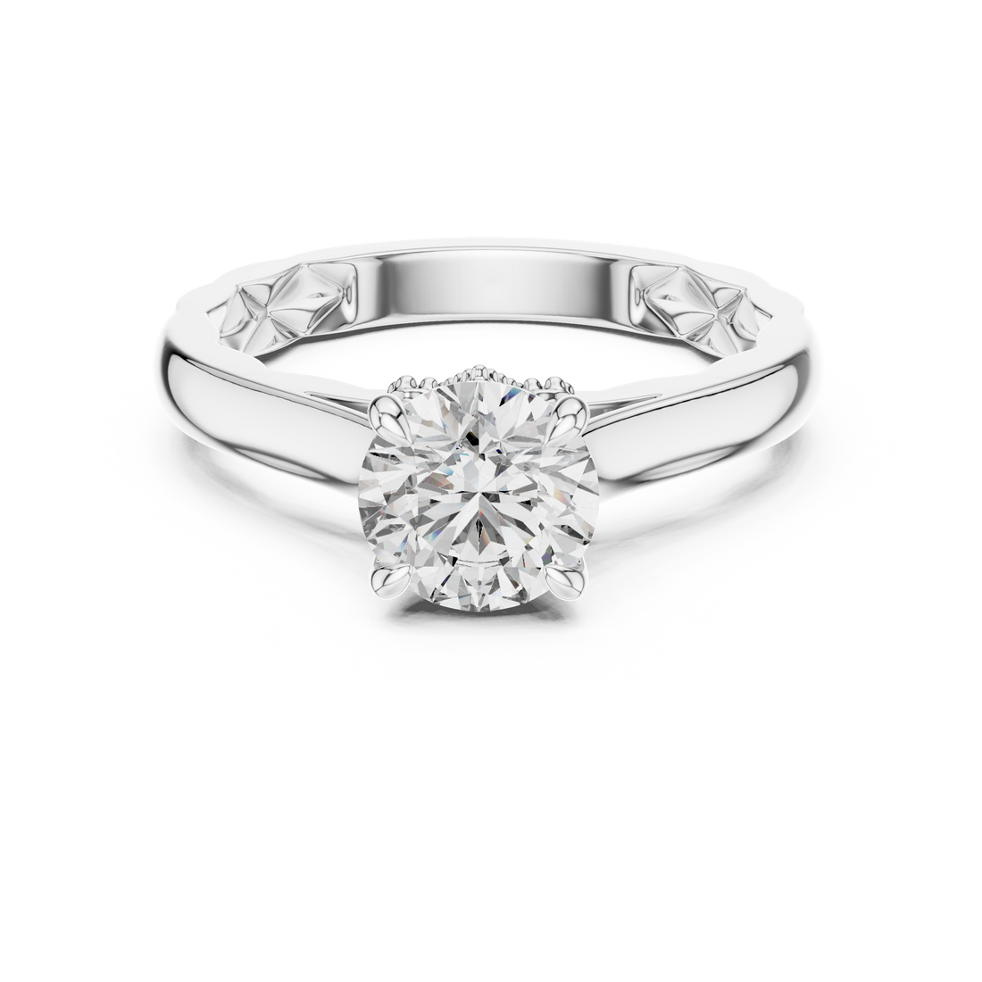 Brilliant Cut Diamond Solitaire Ring