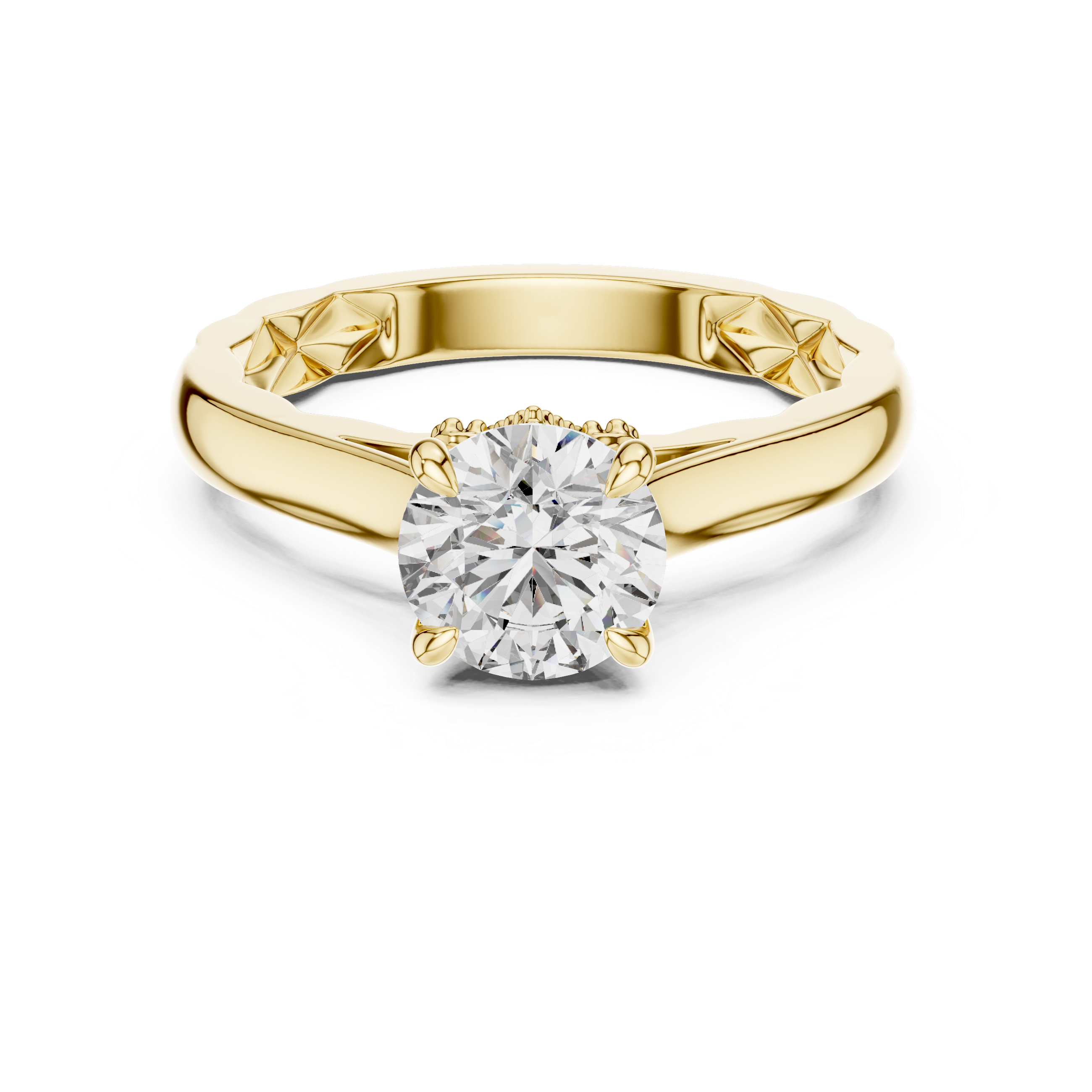 Brilliant Cut Diamond Solitaire Ring