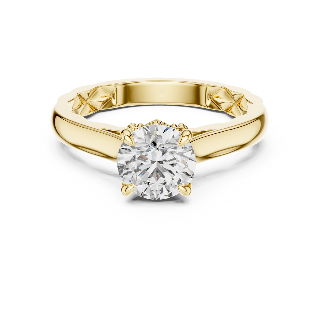 Brilliant Cut Diamond Solitaire Ring