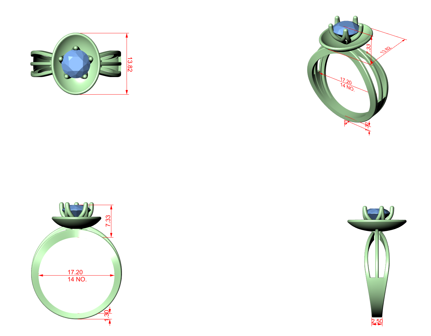 Contemporary Oval Frame Diamond Ring – Sleek Gold Design