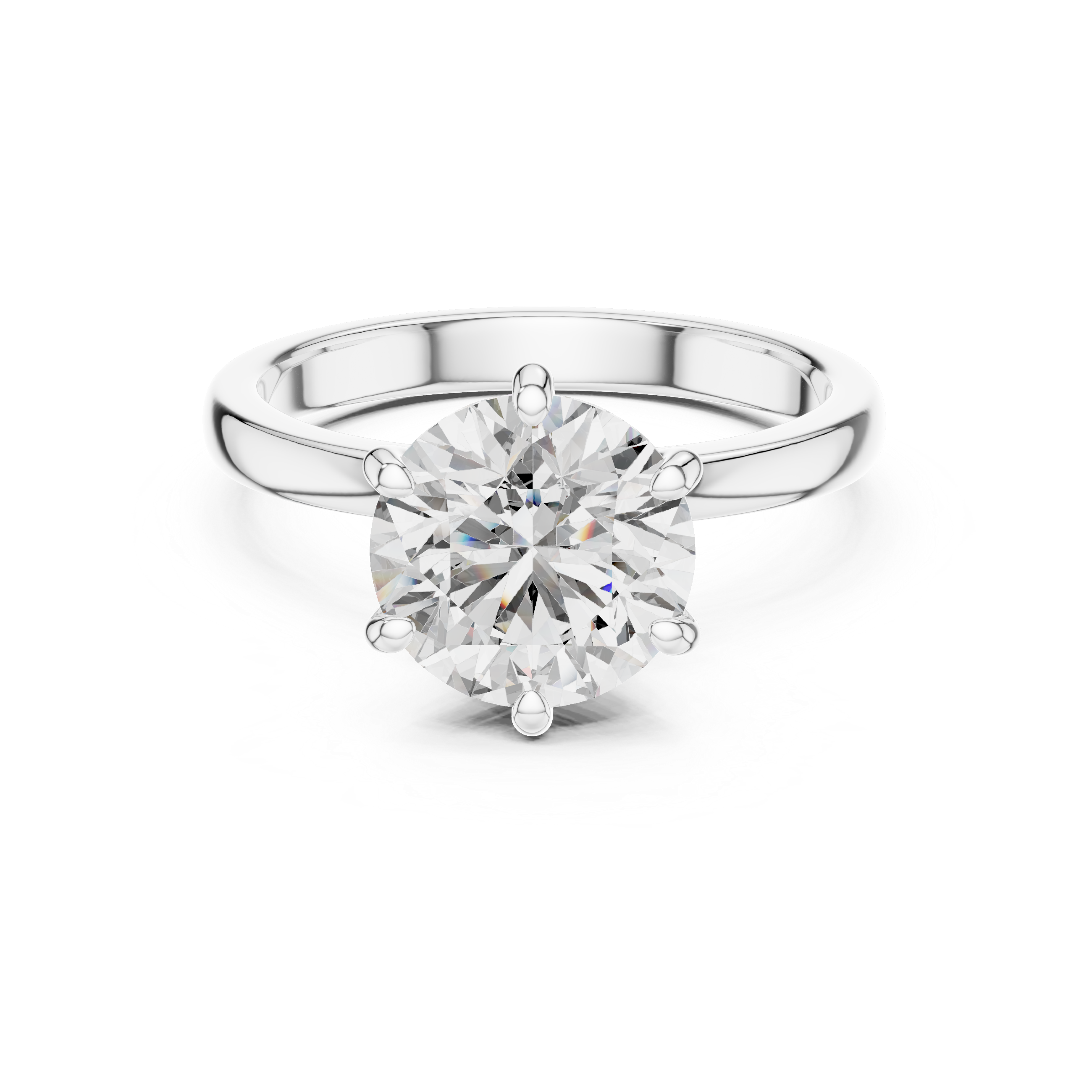 Delicate Hidden Halo Wedding Ring For Women's