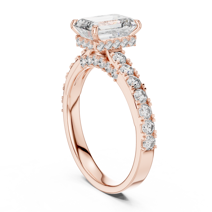 Classic Solitaire Engagement Ring with Sparkling Center Diamond