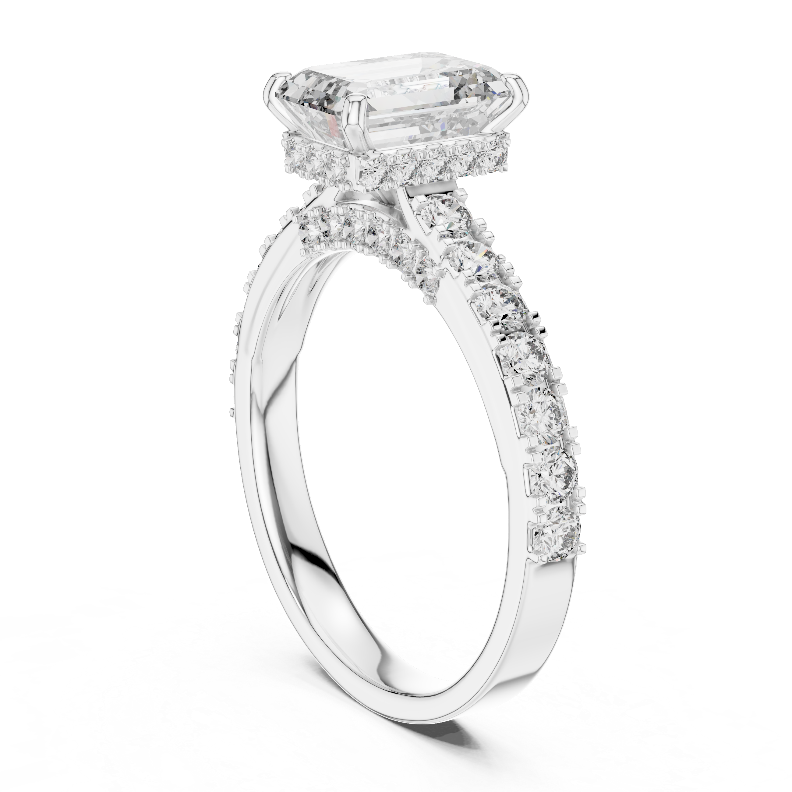Classic Solitaire Engagement Ring with Sparkling Center Diamond