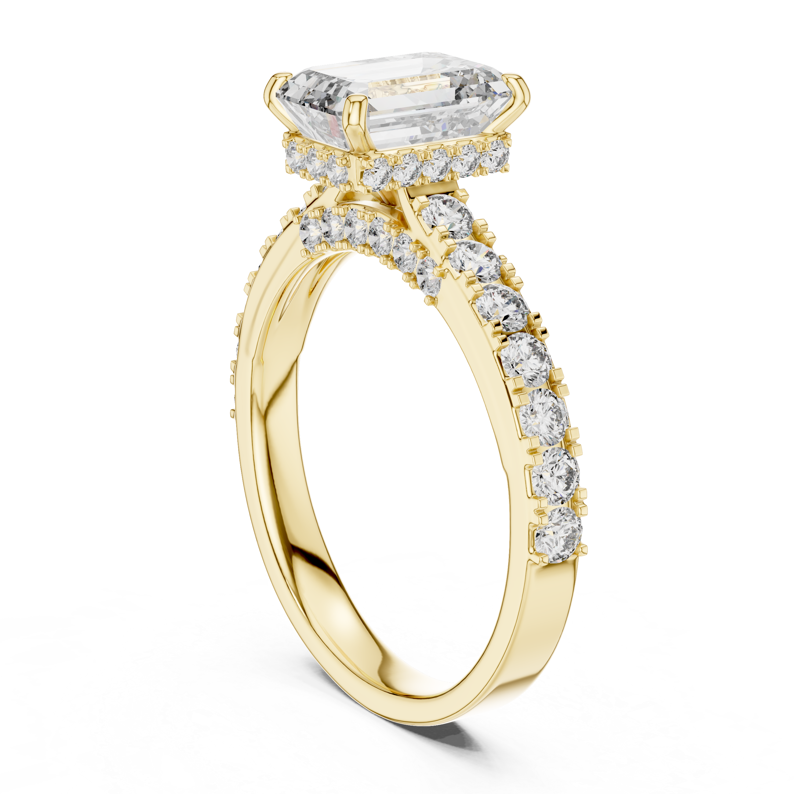 Classic Solitaire Engagement Ring with Sparkling Center Diamond