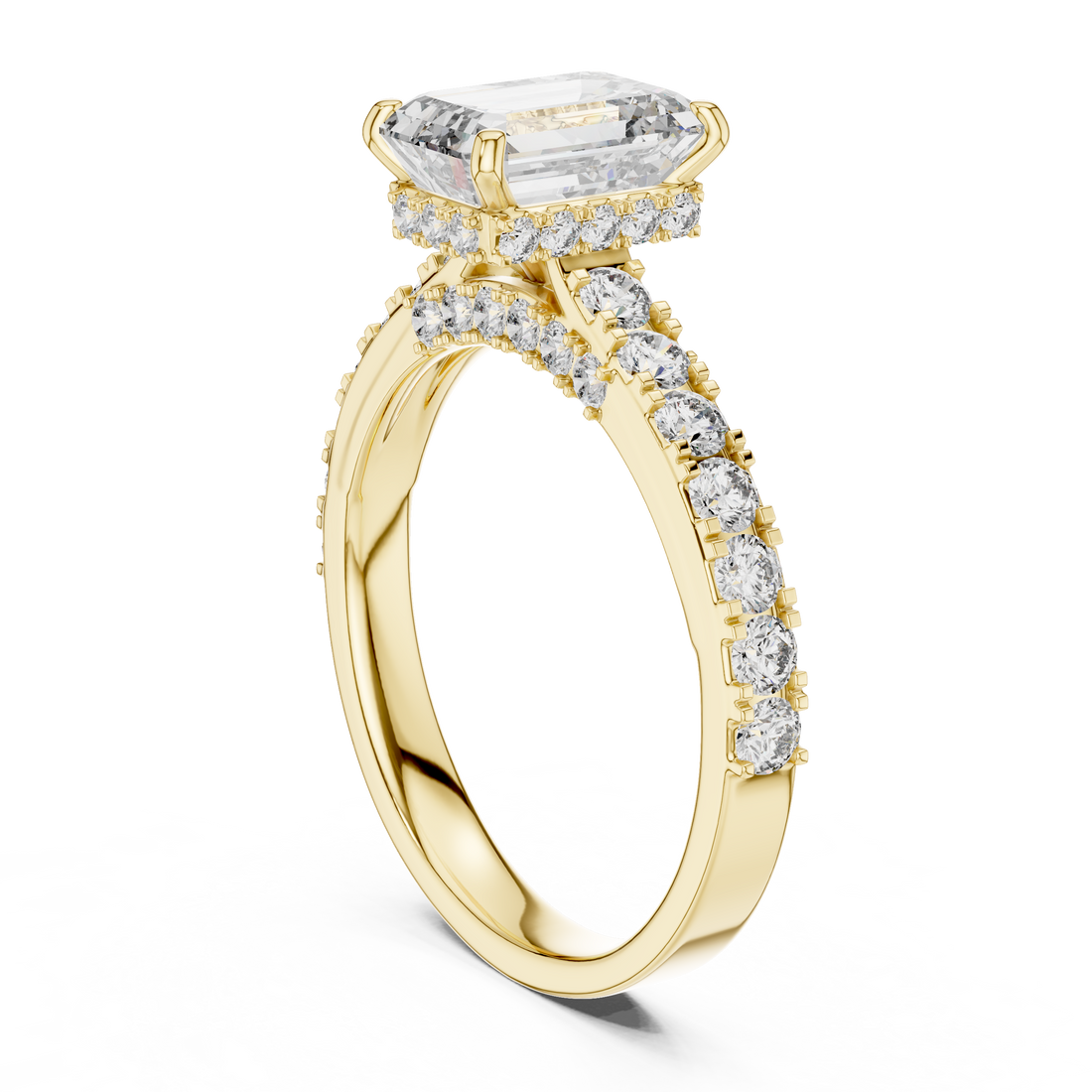 Classic Solitaire Engagement Ring with Sparkling Center Diamond