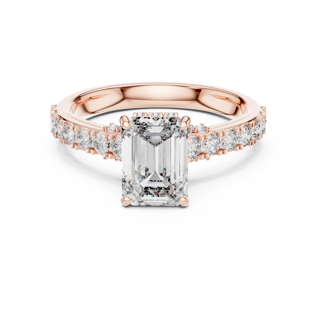 Classic Solitaire Engagement Ring with Sparkling Center Diamond
