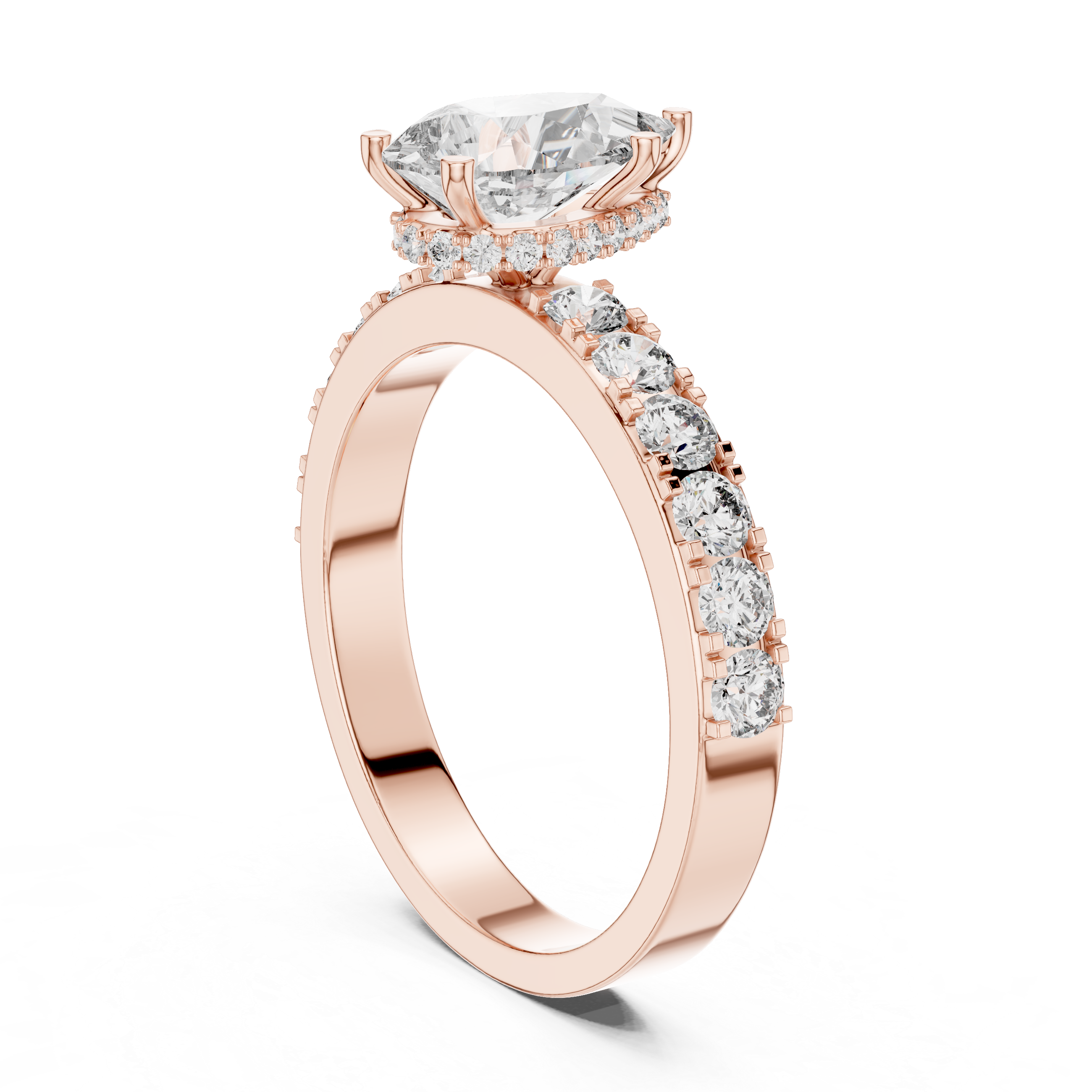 Beautiful Solitaire Ring with Dazzling Diamond Centerpiece