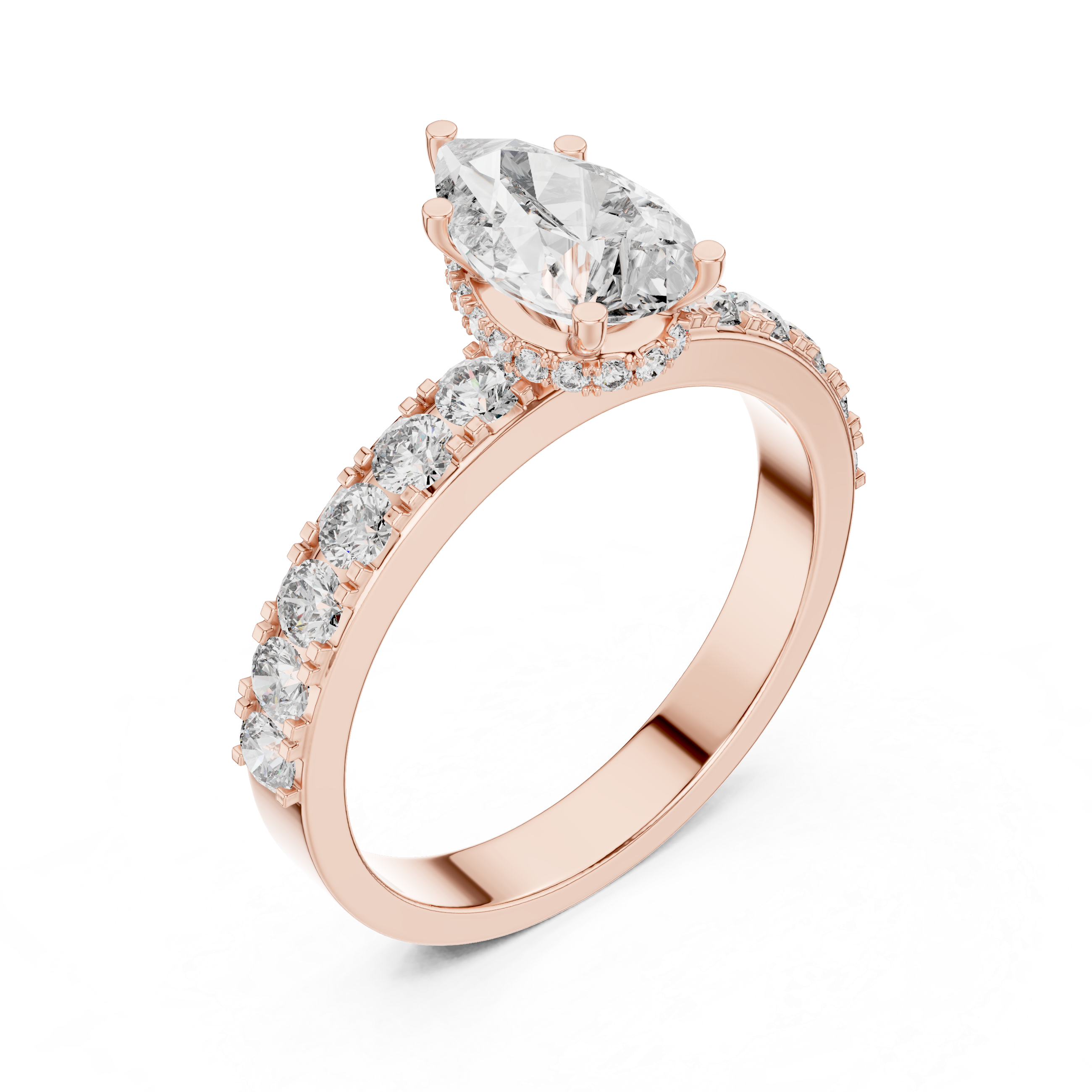 Beautiful Solitaire Ring with Dazzling Diamond Centerpiece
