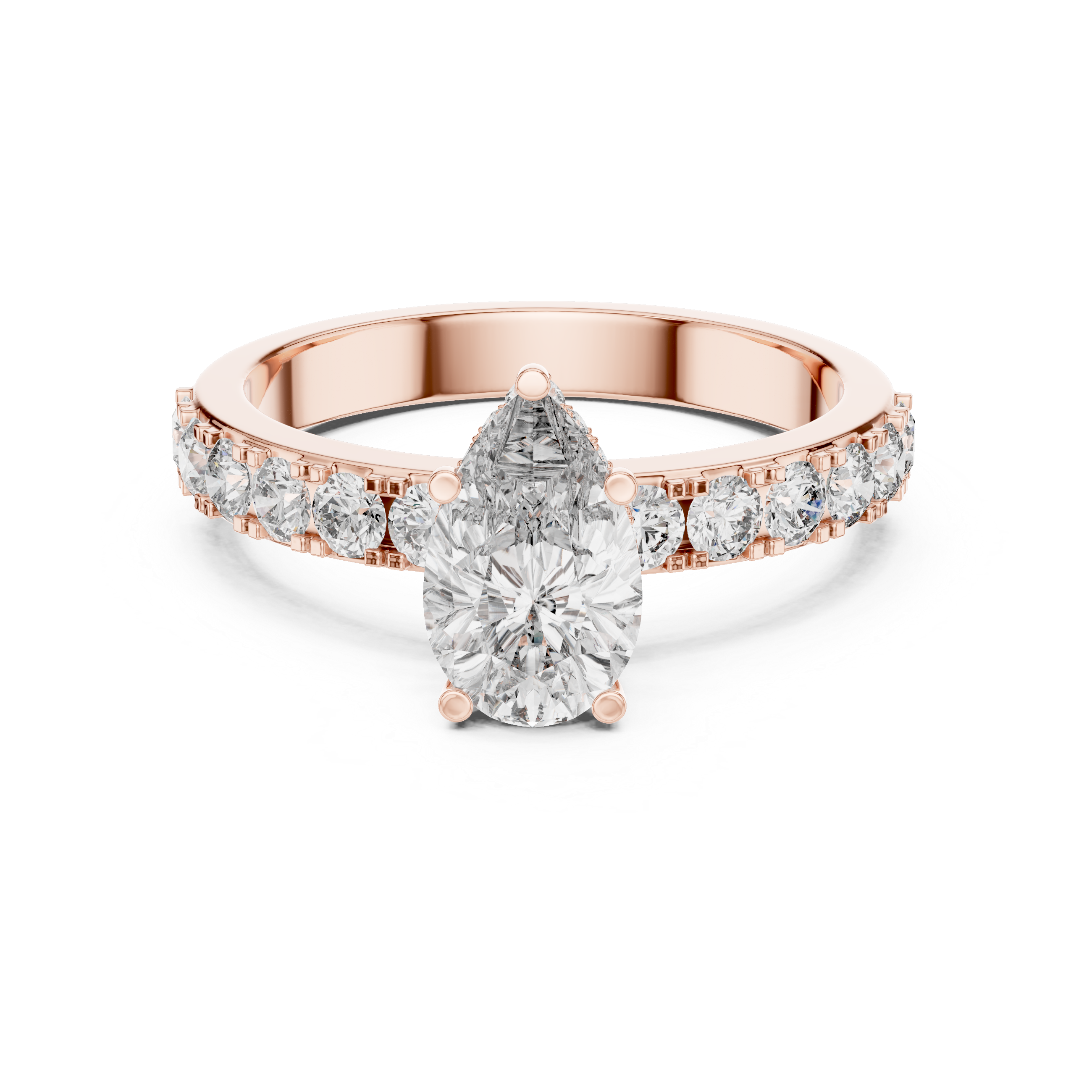 Beautiful Solitaire Ring with Dazzling Diamond Centerpiece