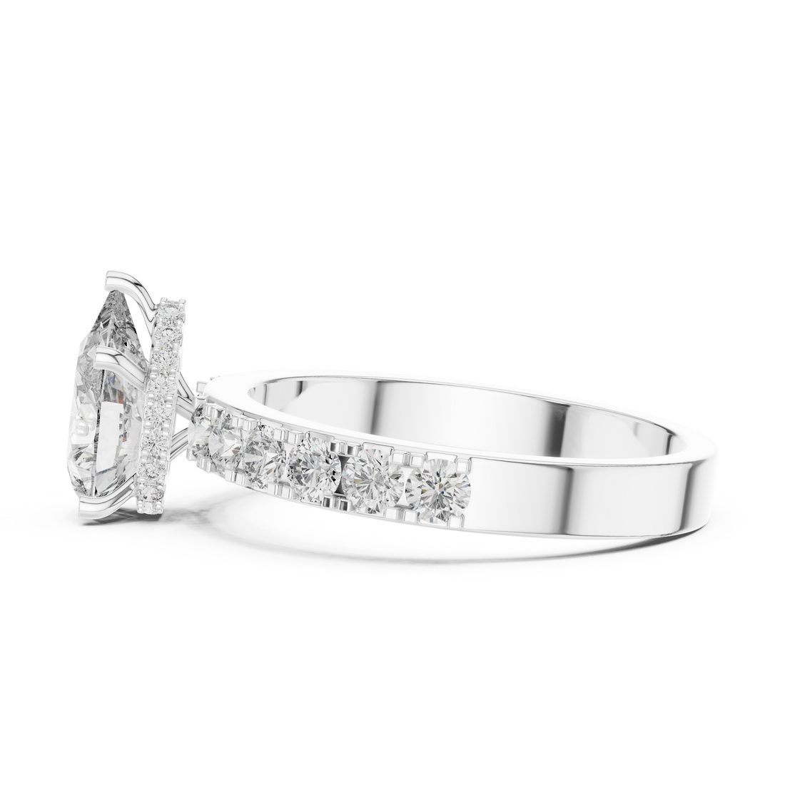 Beautiful Solitaire Ring with Dazzling Diamond Centerpiece