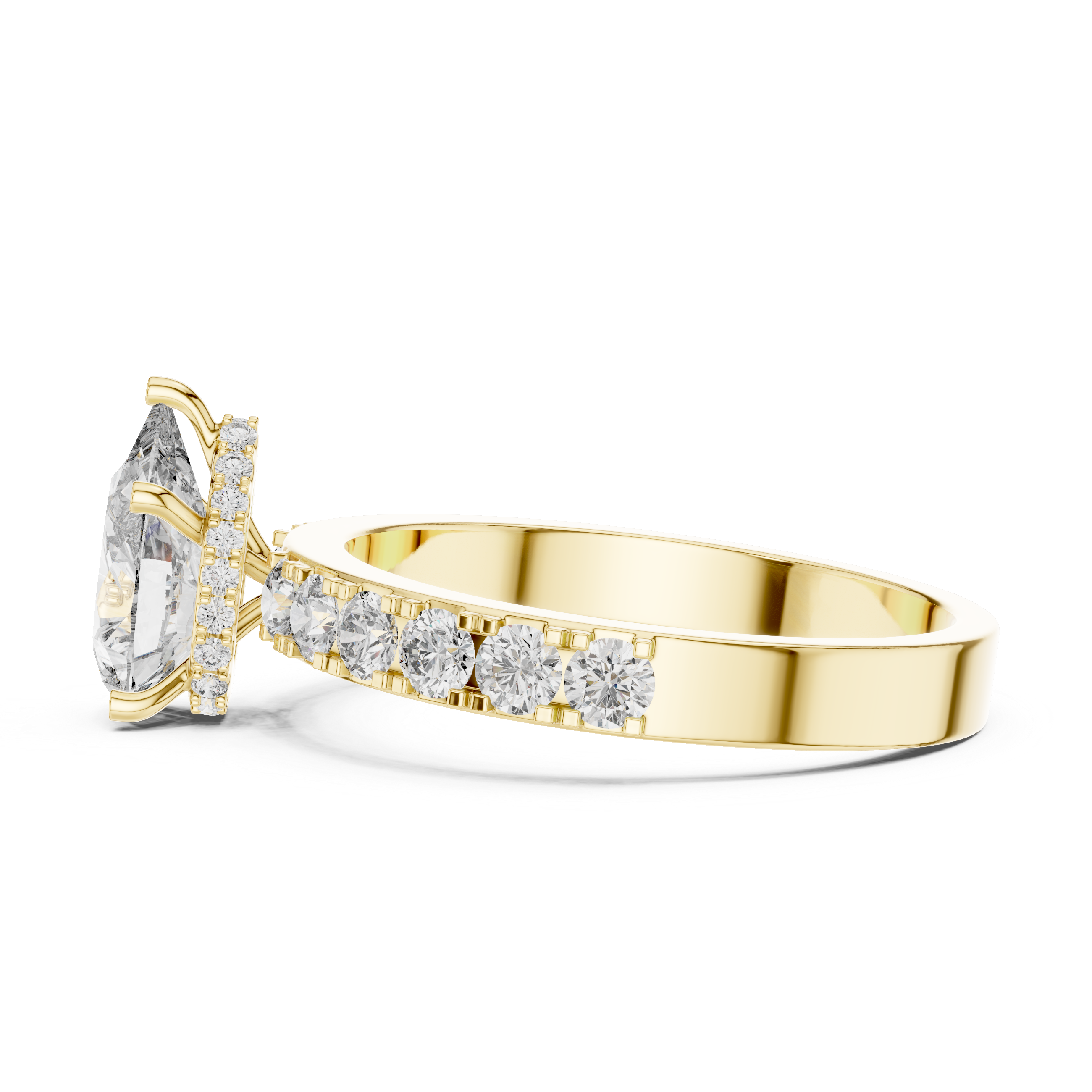Beautiful Solitaire Ring with Dazzling Diamond Centerpiece