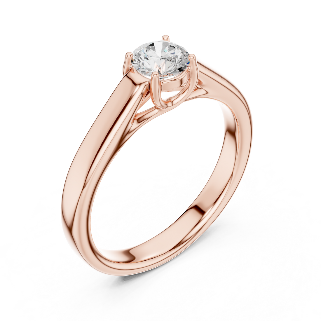 Solitaire Wedding Engagement Ring For Womens