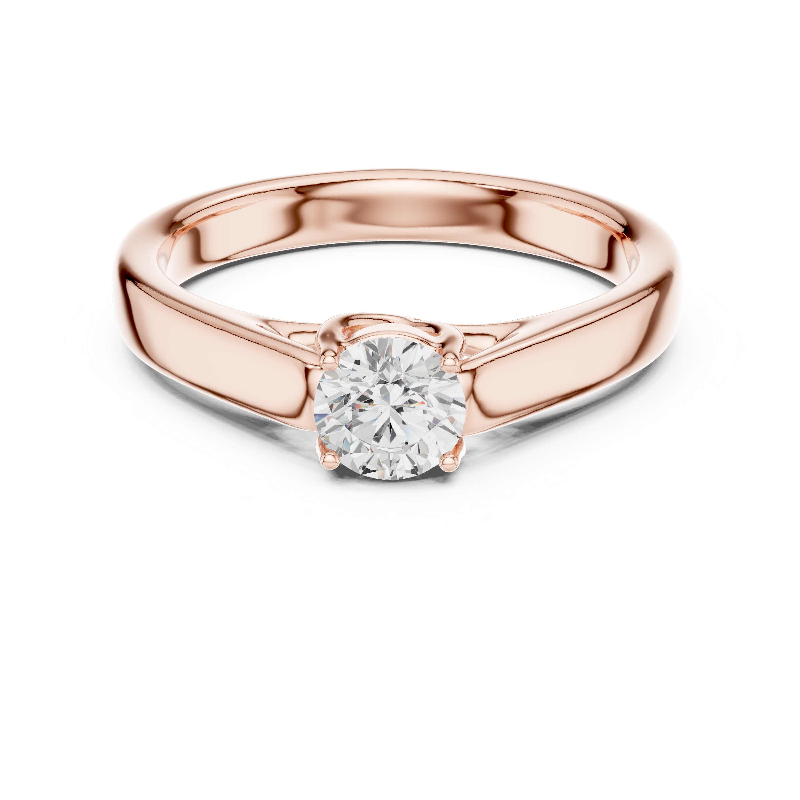 Solitaire Wedding Engagement Ring For Womens
