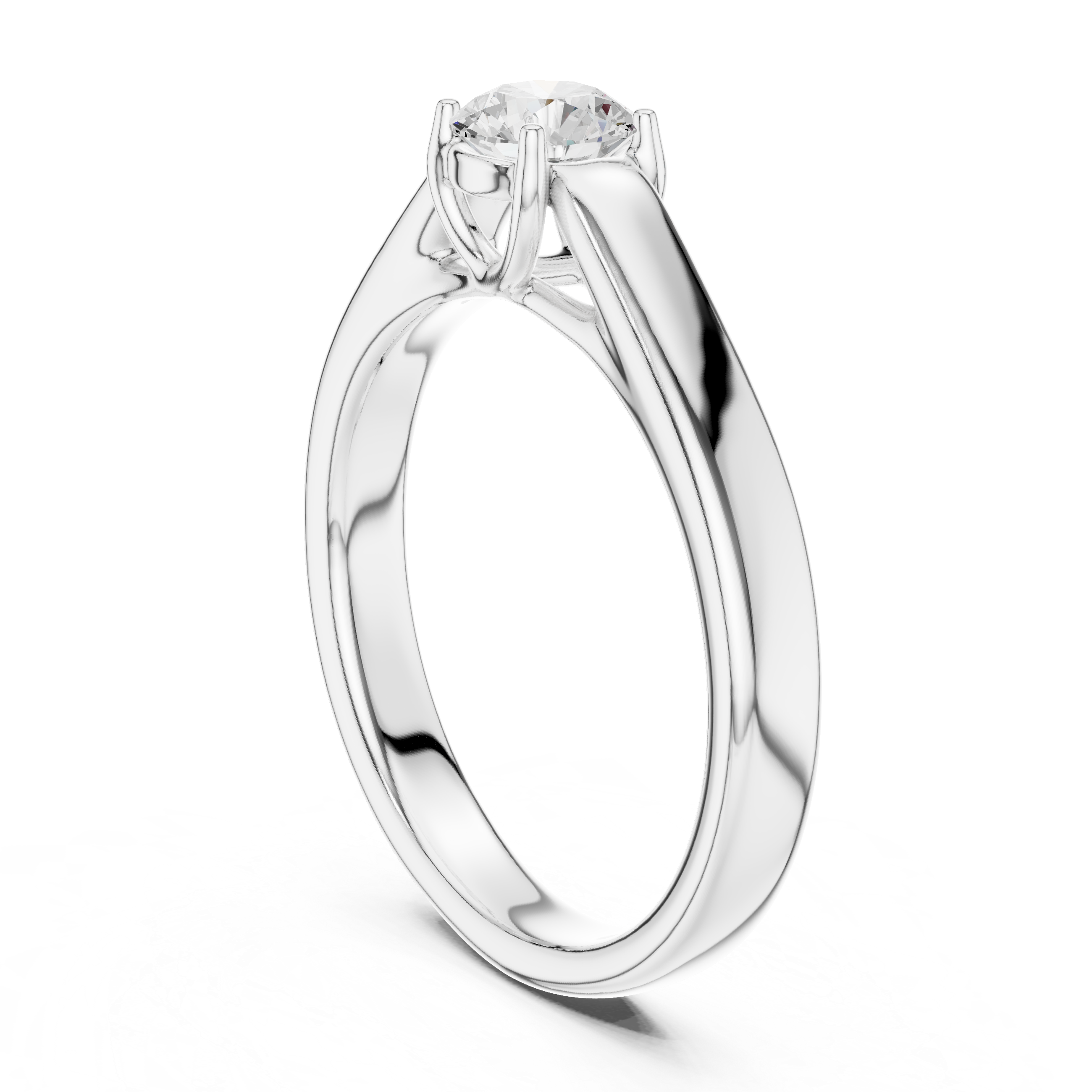 Solitaire Wedding Engagement Ring For Womens