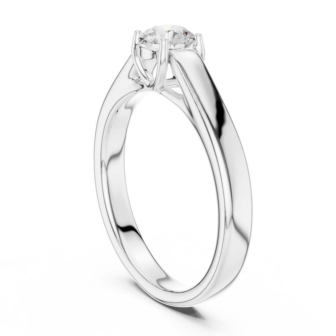 Solitaire Wedding Engagement Ring For Womens