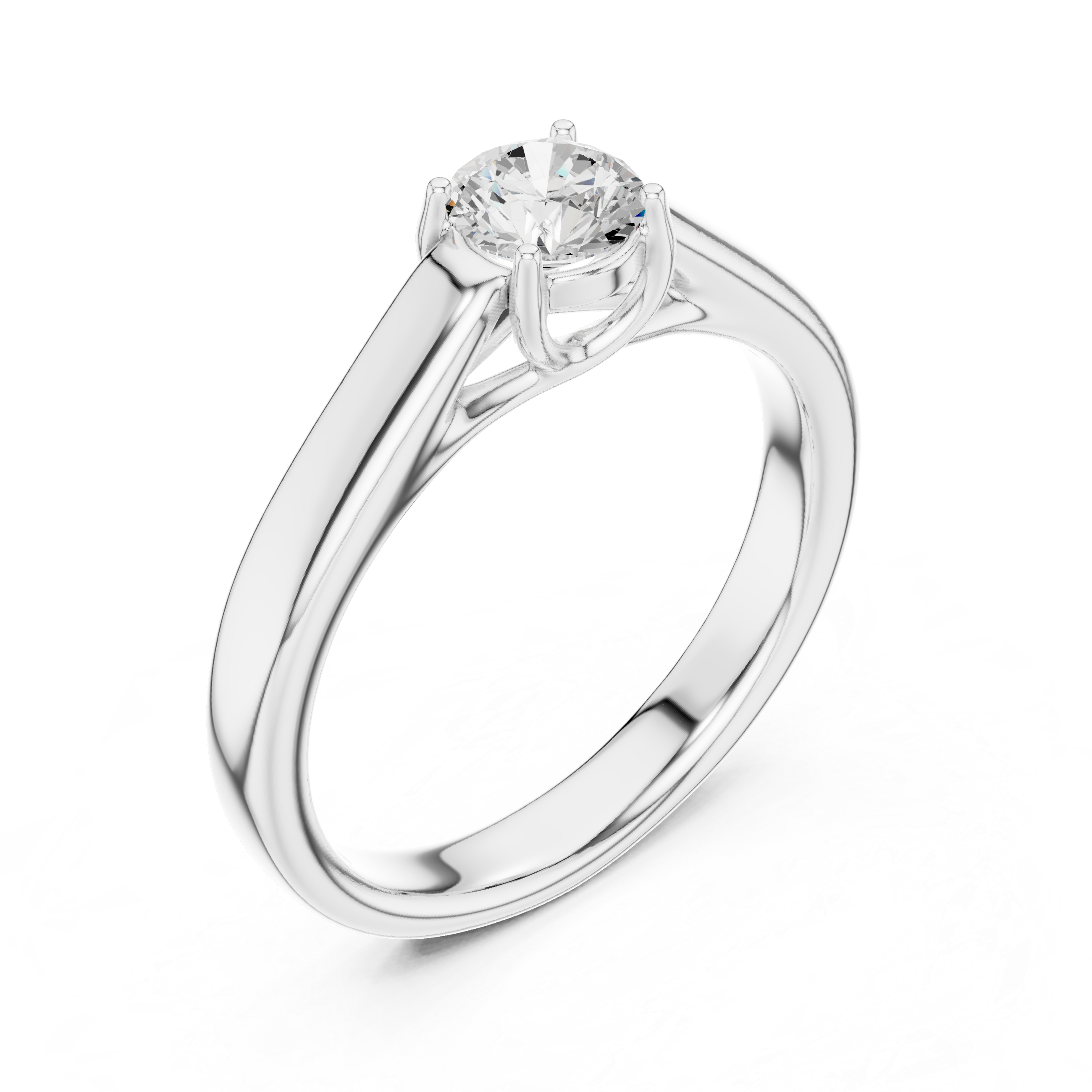 Solitaire Wedding Engagement Ring For Womens