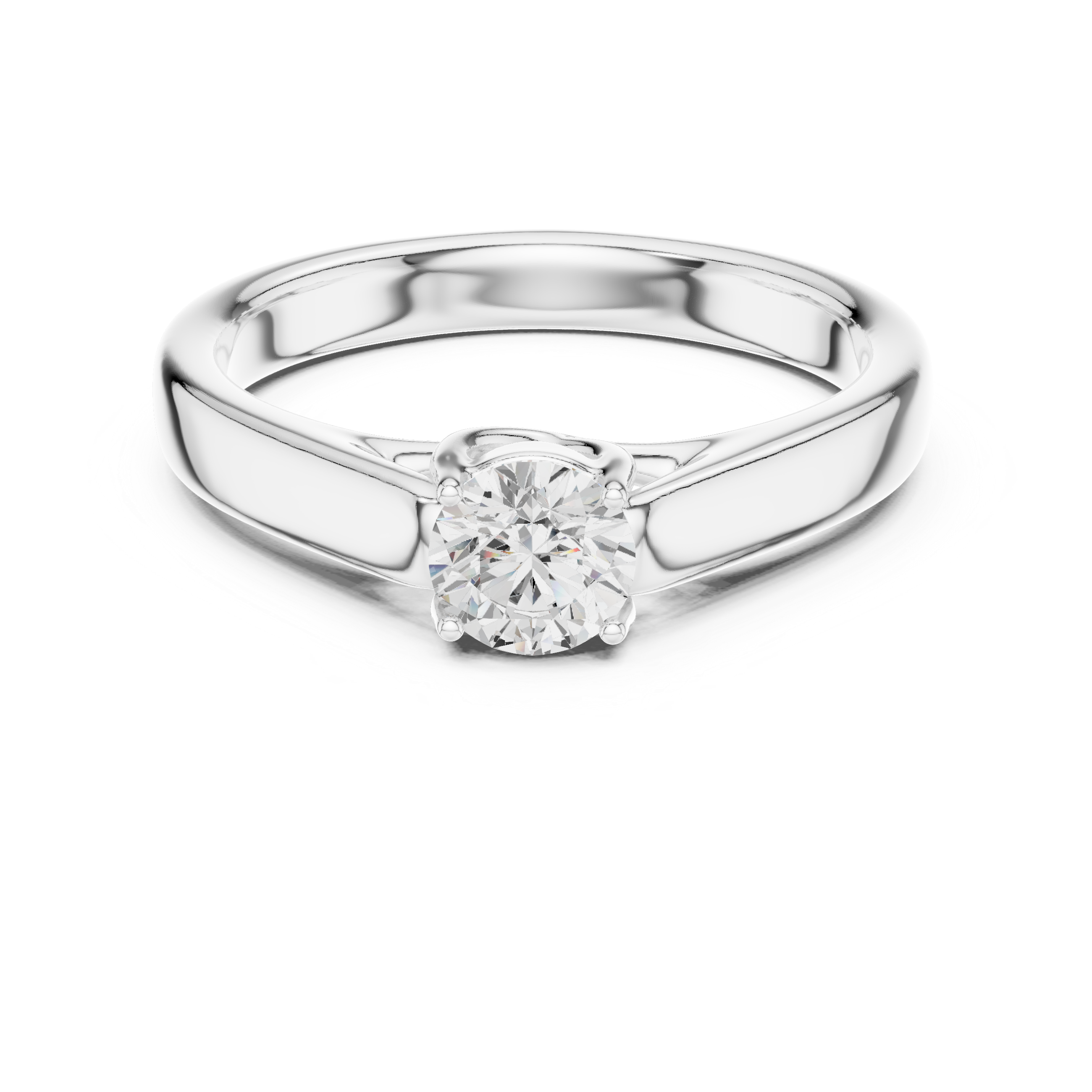 Solitaire Wedding Engagement Ring For Womens