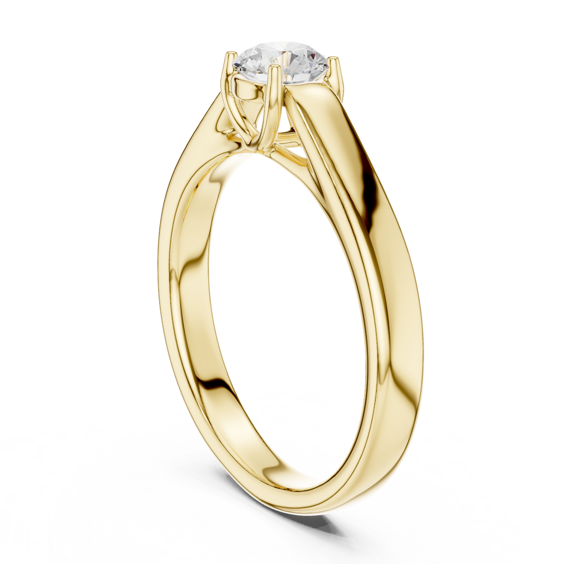 Solitaire Wedding Engagement Ring For Womens
